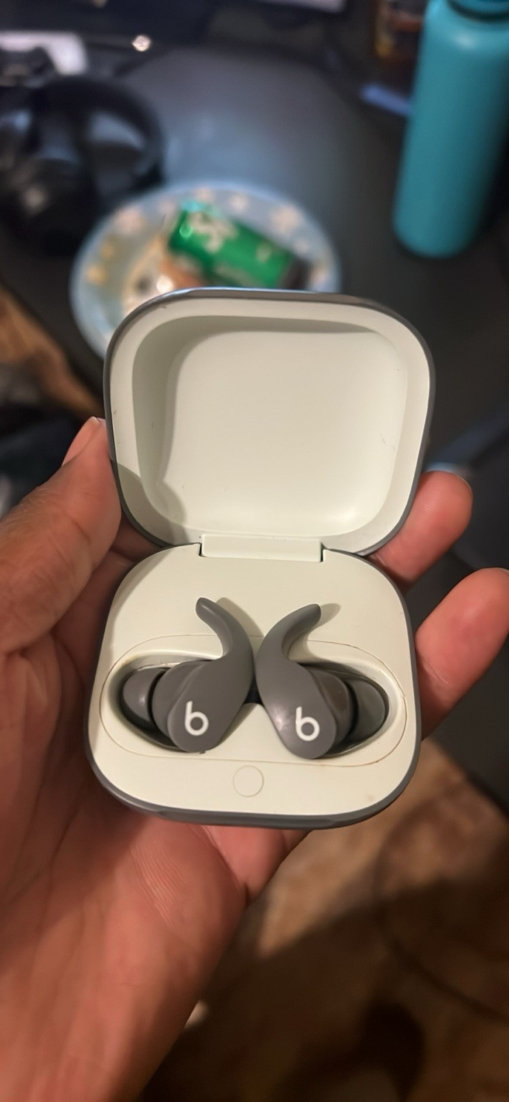 The ear buds are 2 years old in very good condition. Sounds quality works great