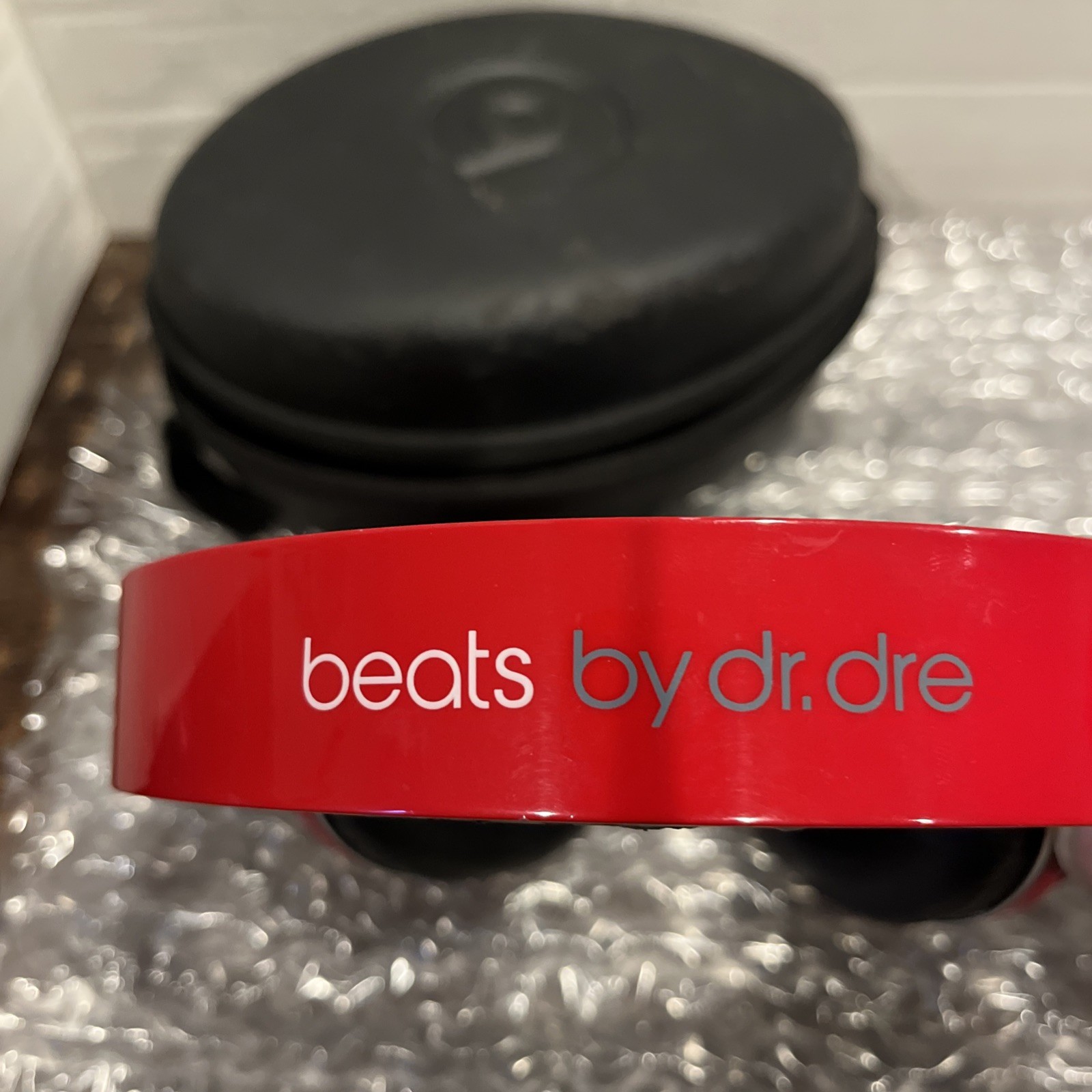 beats monster Studio headphones Red And Black With Case