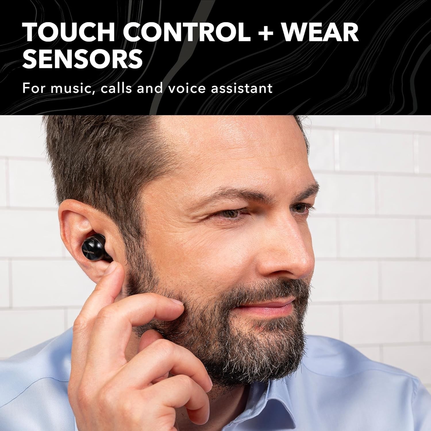 Technics EAH AZ100 True Hi-Fi Wireless Noise Cancelling Earbuds – Black – NEW
