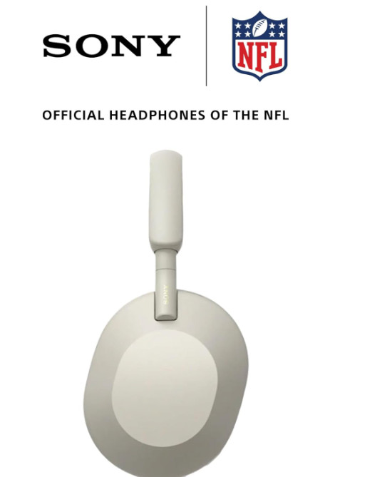 Sony WH-1000XM5 Premium Noise Canceling SILVER Headphones YY2954 30Hr(A16