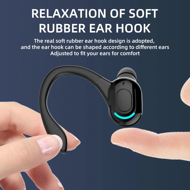 Bluetooth 5.2 Headset Wireless Earbuds Earphones Stereo Headphones Ear Hook Lot