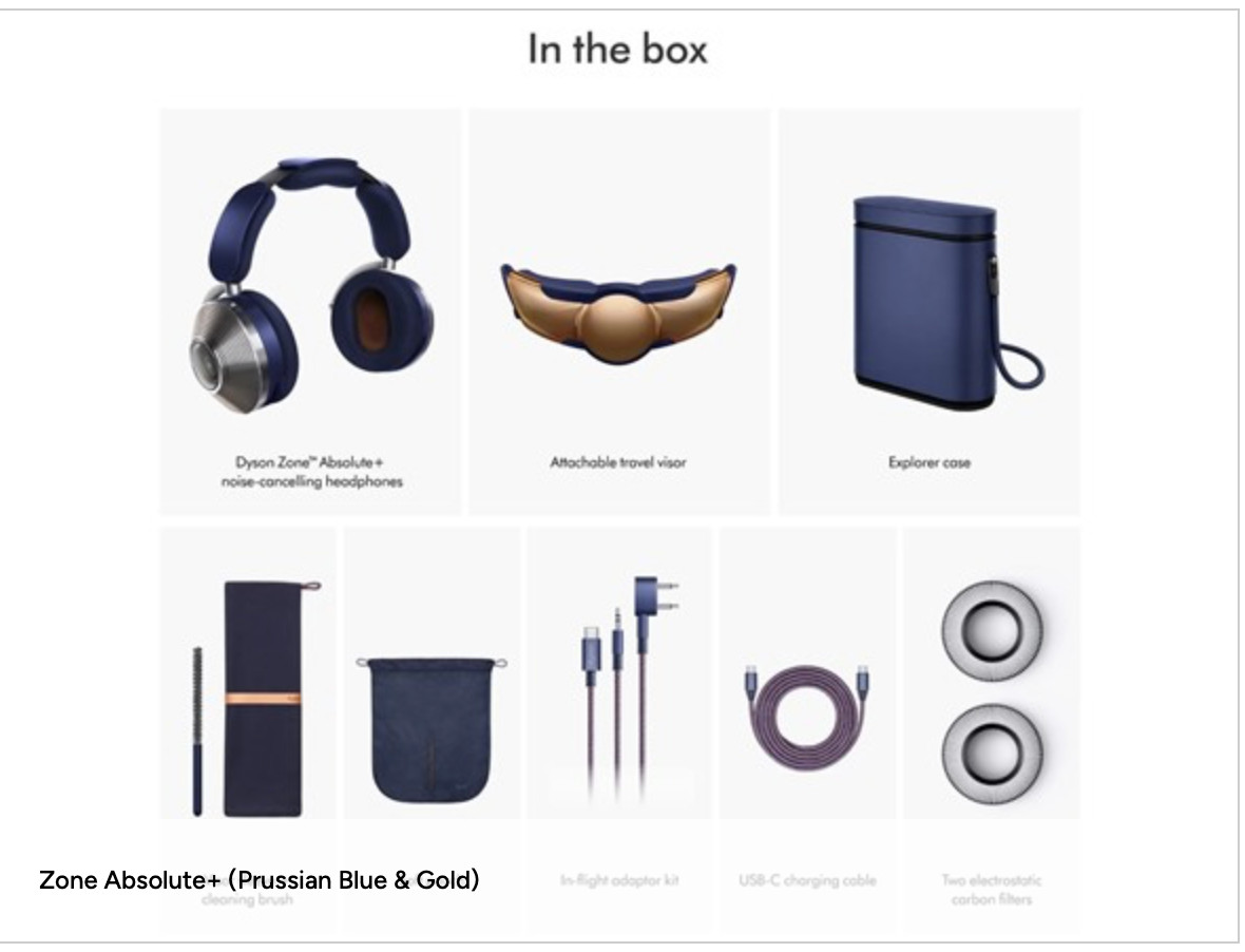 NEW SEALED Dyson Zone Absolute+ Active Noise Cancelling Headphones Absolute Plus