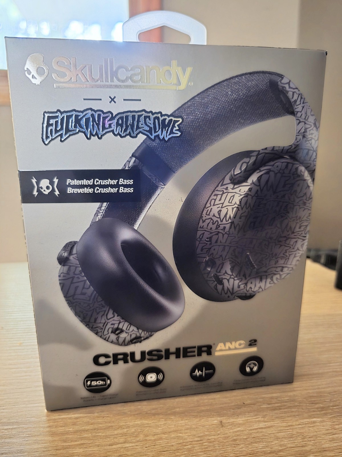 NEW SEALED Skullcandy Crusher ANC 2 F*Cking Awesome Limited Edition Rare