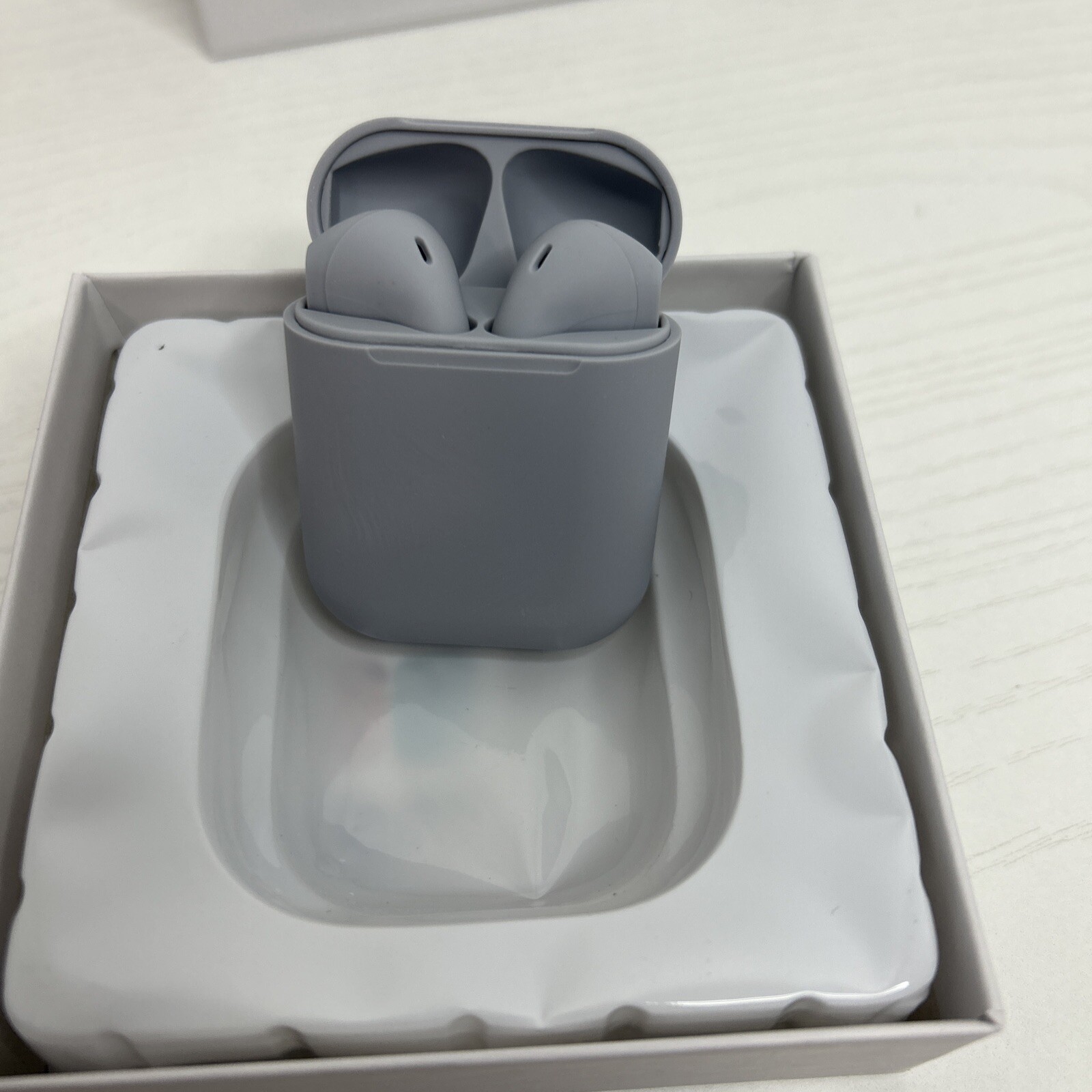 Wireless Stereo V5.0 For Android iOS BT5.0 Clear Buds Grey