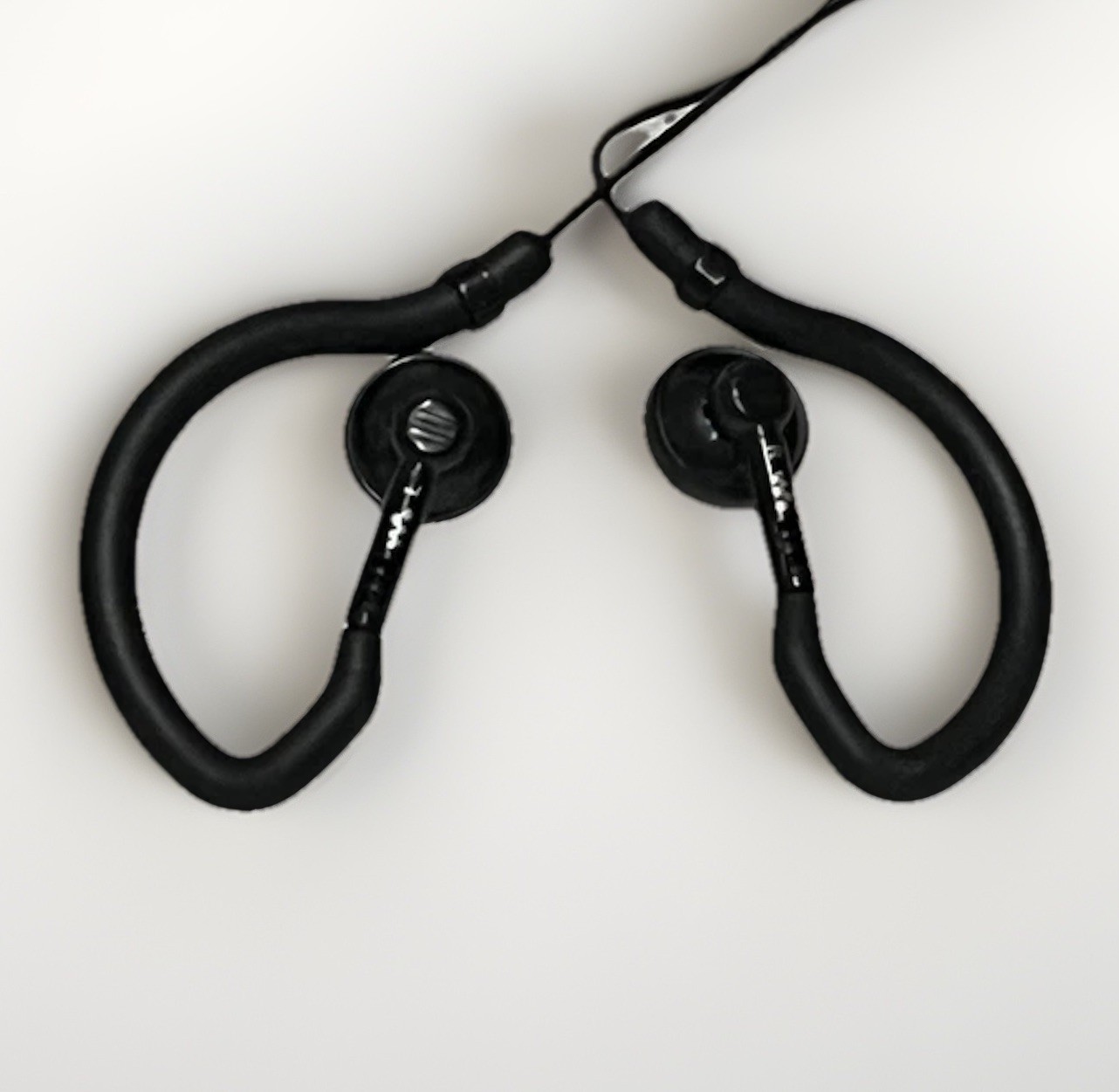 Genuine Sony SPORT Running EARHOOK 3.5mm Wired HEADPHONES BLACK MDR-J0Z1