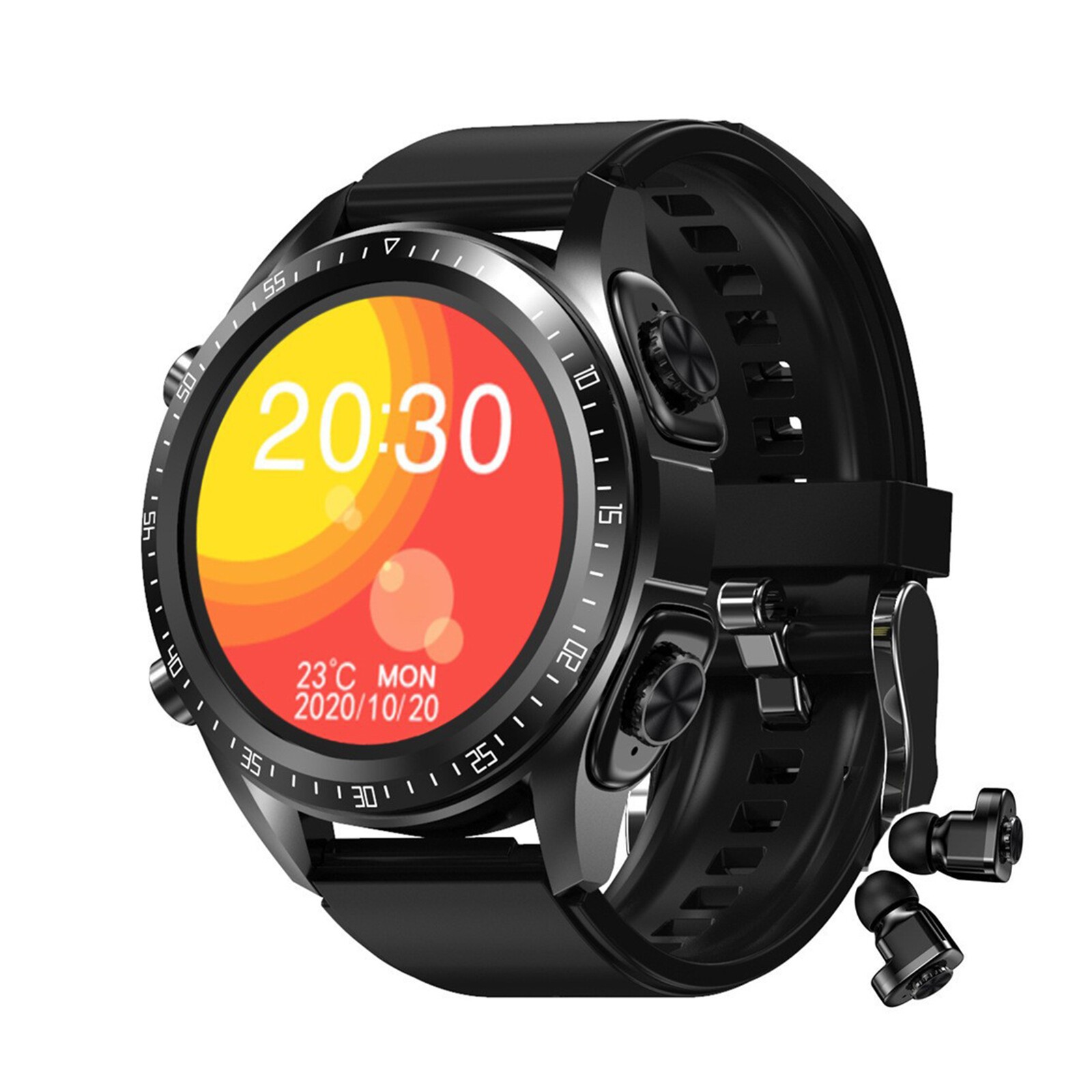 2 In 1 Smart Watch with Earbuds Men Smartwatch Wireless Headset For Android iOS