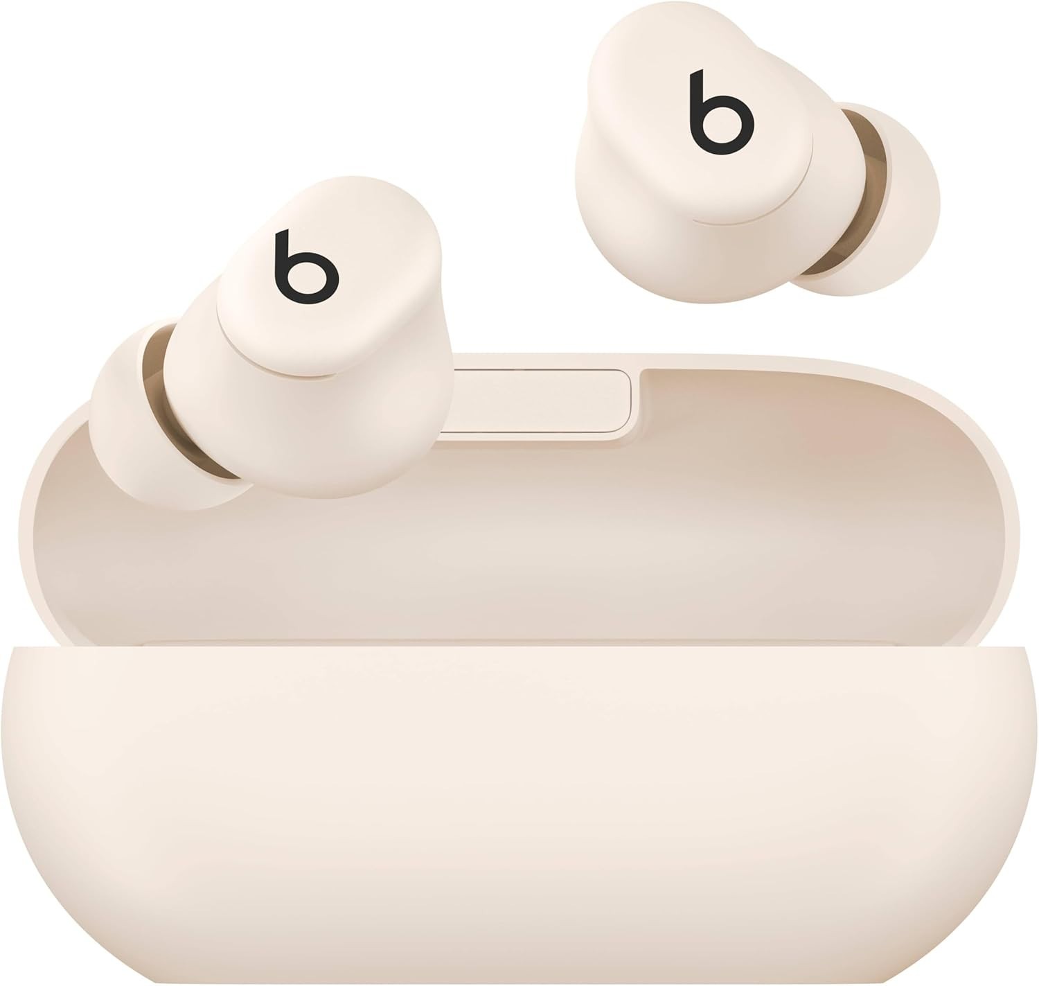 Beats Solo Buds True Wireless Earbuds Built-in Microphone Matte Ivory Excellent