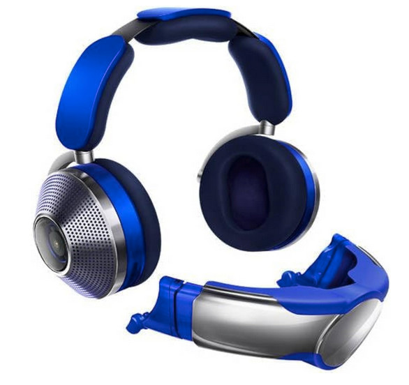 Dyson Zone active noise cancelling headphones w/ Air Purifying – Blue