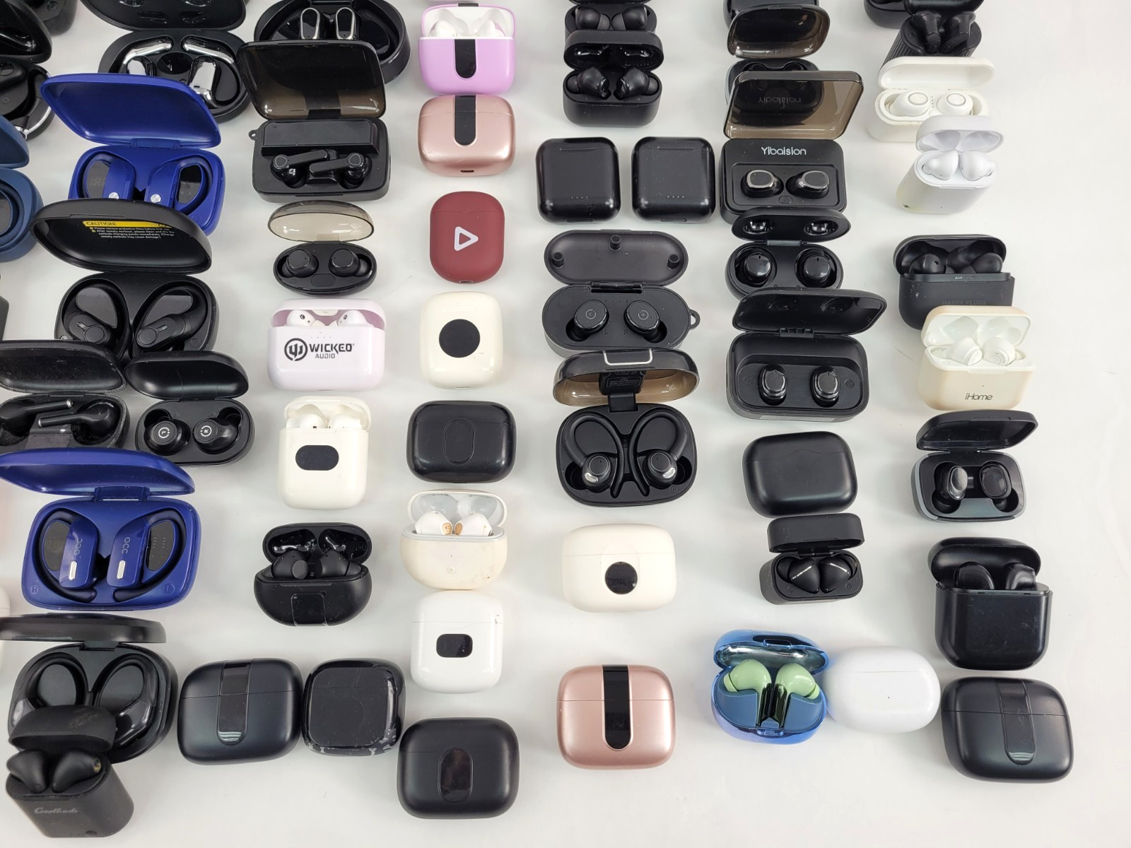 LOT OF 100 Skullcandy JLAB TOZO ONN Helix Generic In-ear Bluetooth Earbuds (3)