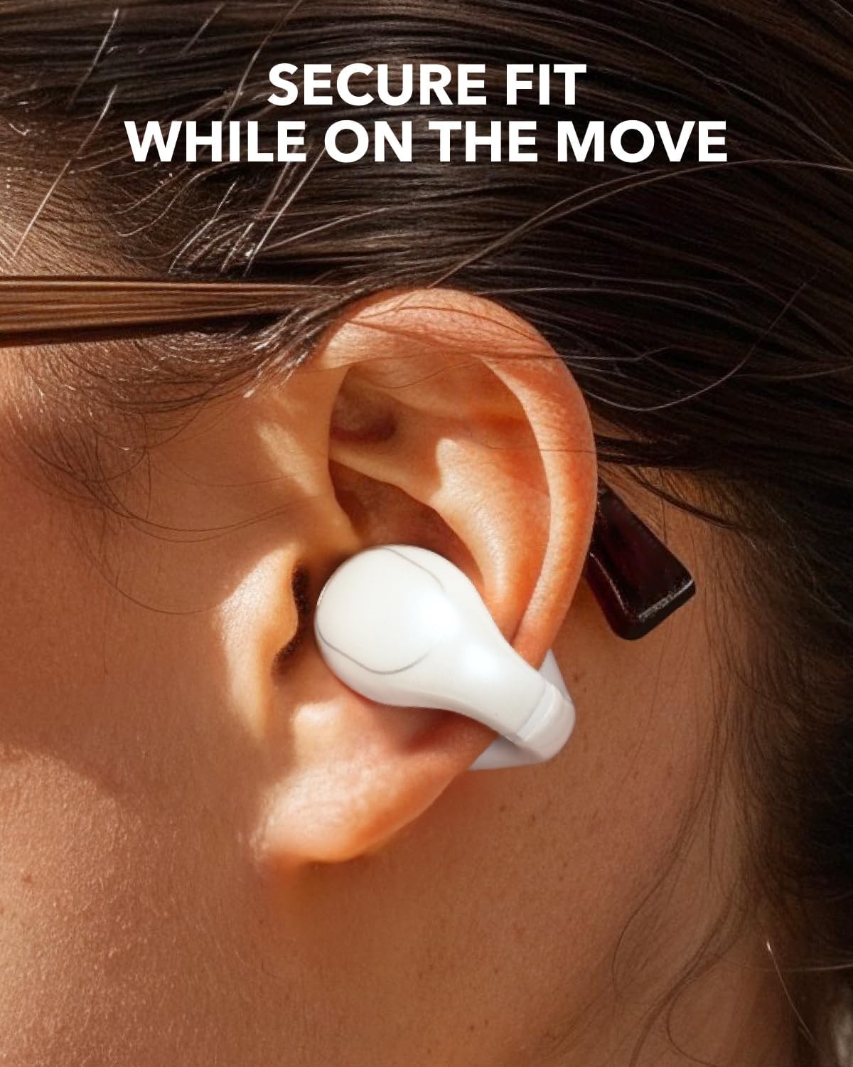 C30i by , Open-Ear Earbuds, Clip-On Headphones, Lightweight Comfort, Stable F…