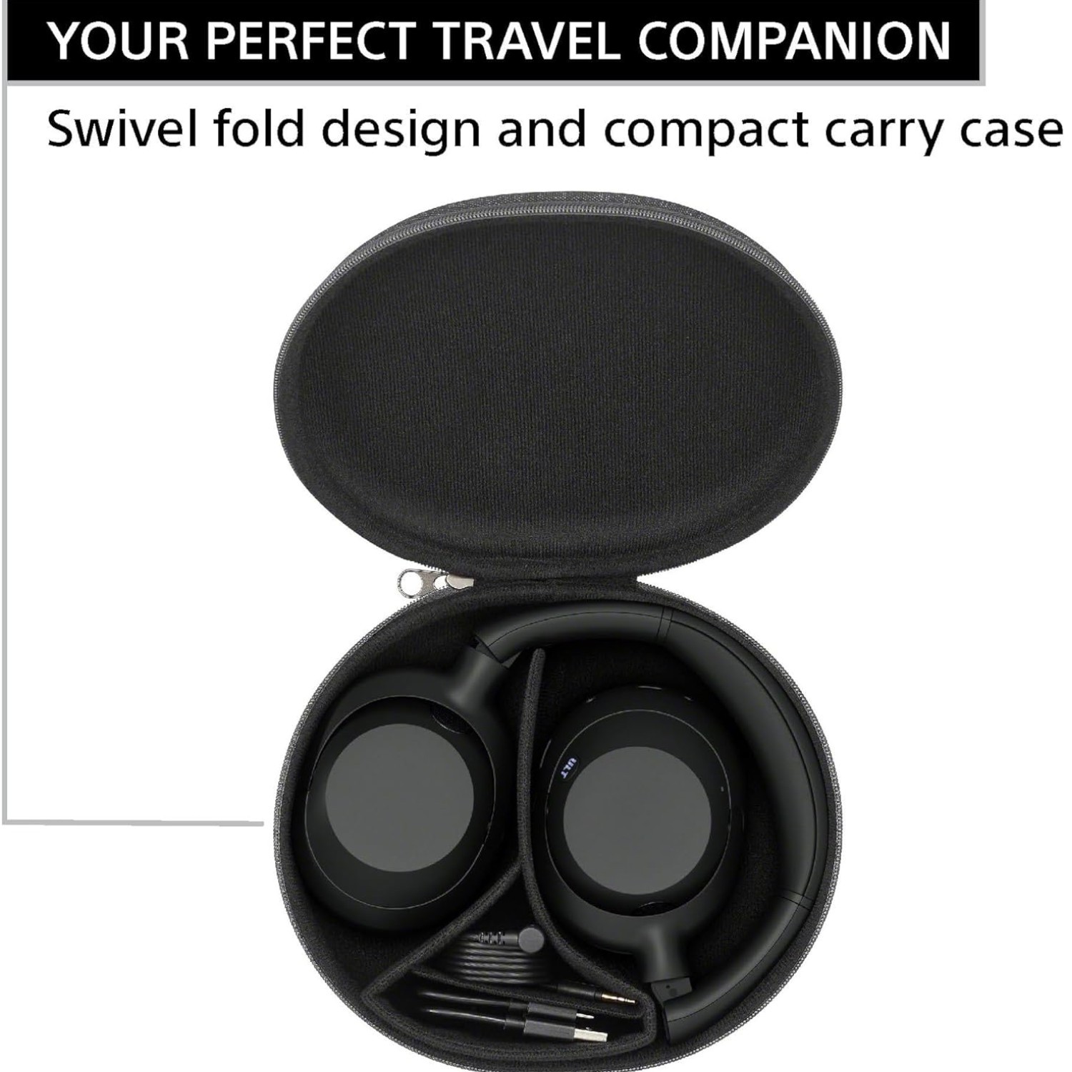 Sony ULT WEAR Wireless Noise Canceling Headphones (Black) Bundle + 2 YR Warranty