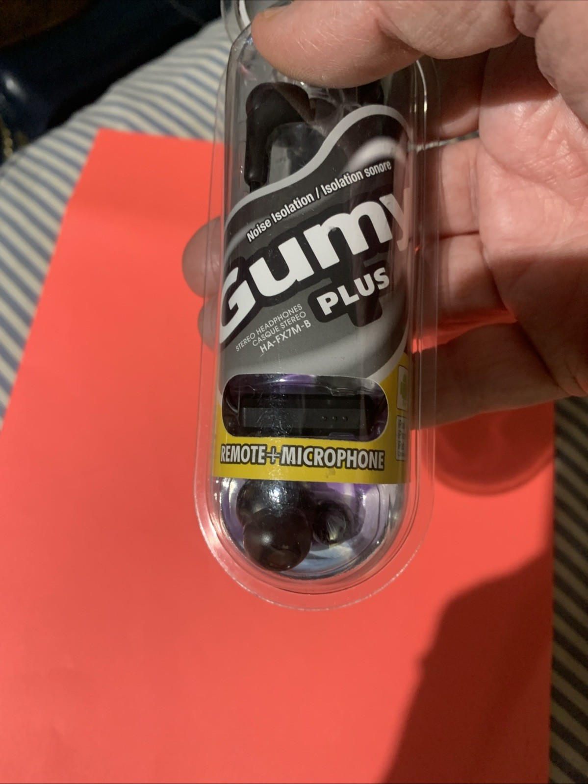 JVC Black Gumy Plus In-ear Headphones with Remote & Microphone Noise Isolation