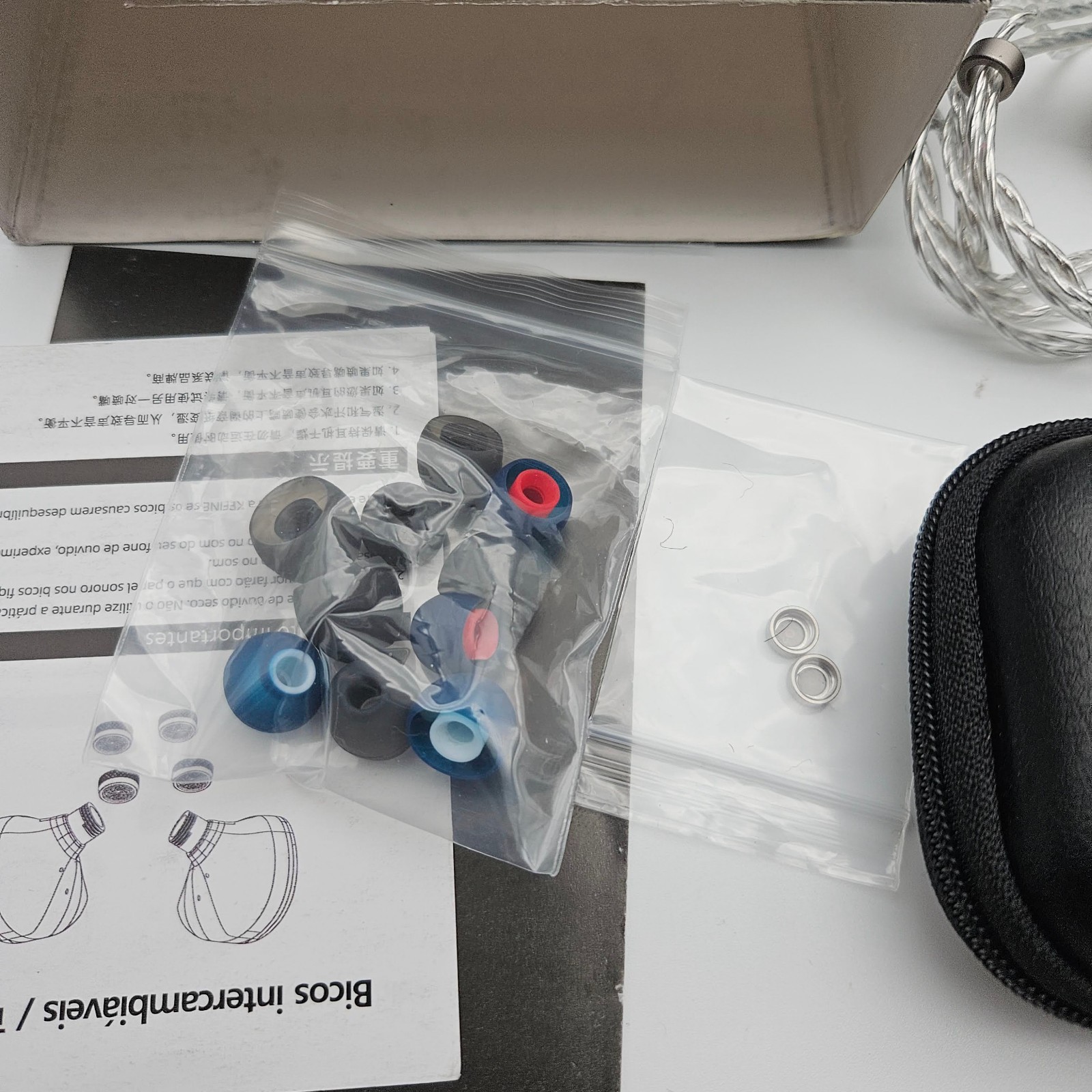 HiFiGo Kefine Delci AE 10mm Dynamic Driver IEM Earphones, Transparent an 4.4