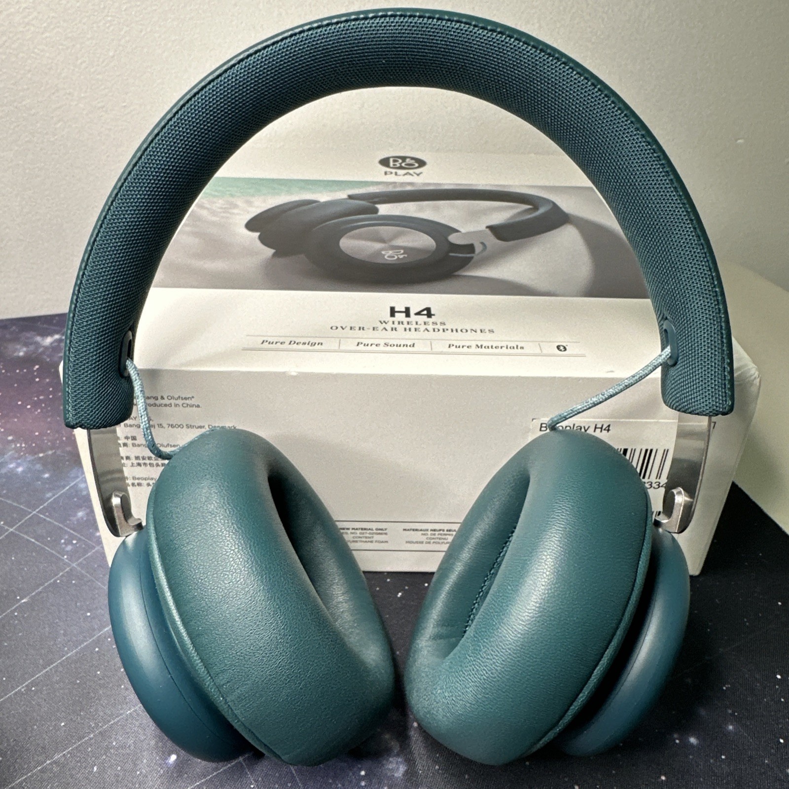 Bang & Olufsen Beoplay H4 – Steel Blue – Bluetooth Headphones – Excellent
