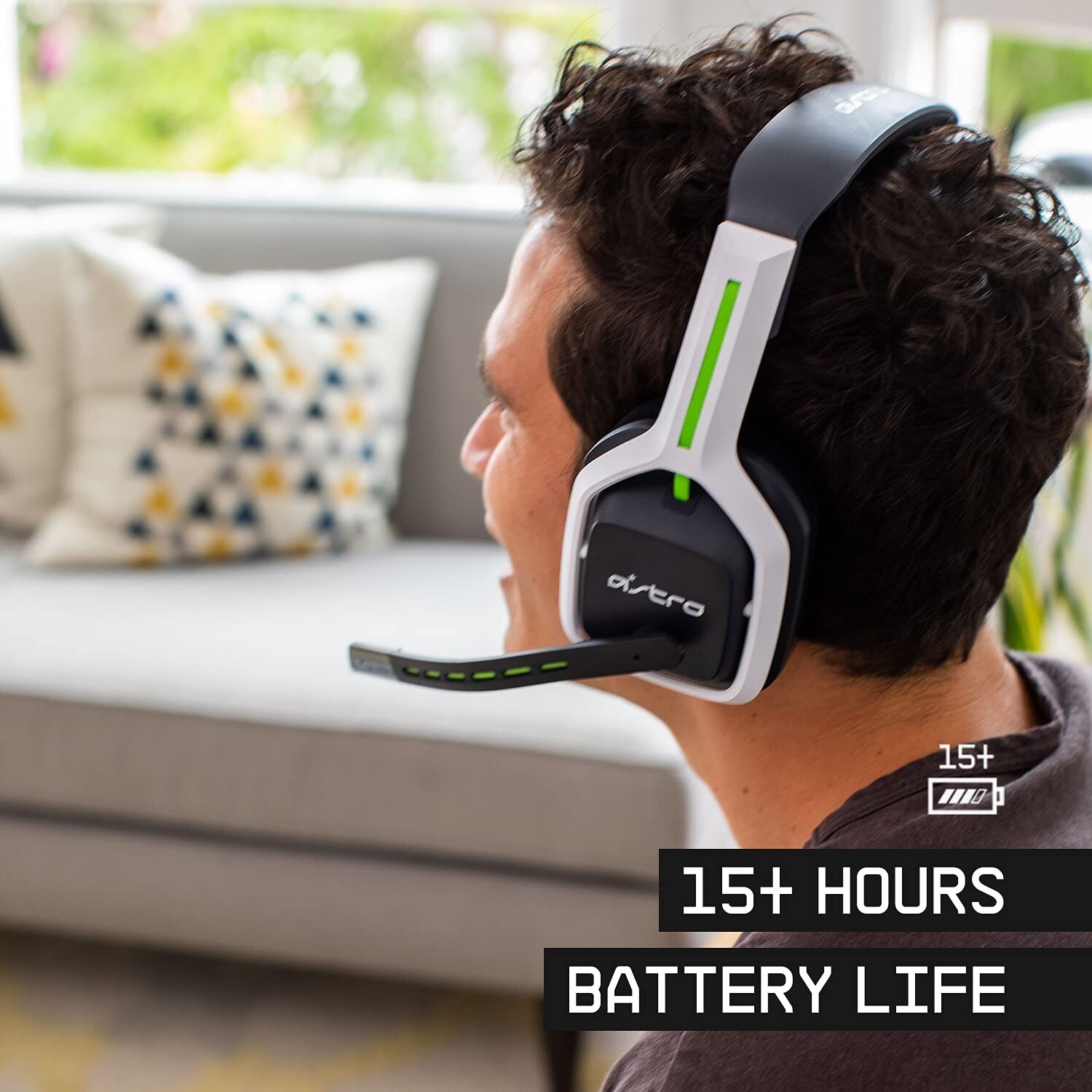 Astro Gaming A20 Gen 2 Wireless Gaming Headset – Xbox One, X|S, PC (White/Green)