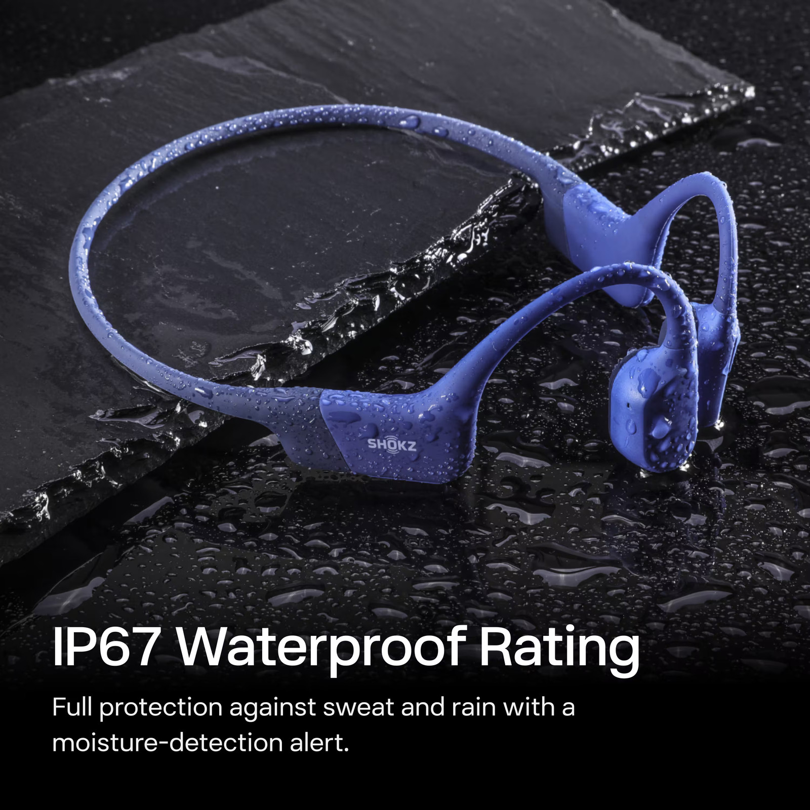 Shokz – OpenRun Wireless Bone Conduction Open-Ear Bluetooth Endurance Headpho…