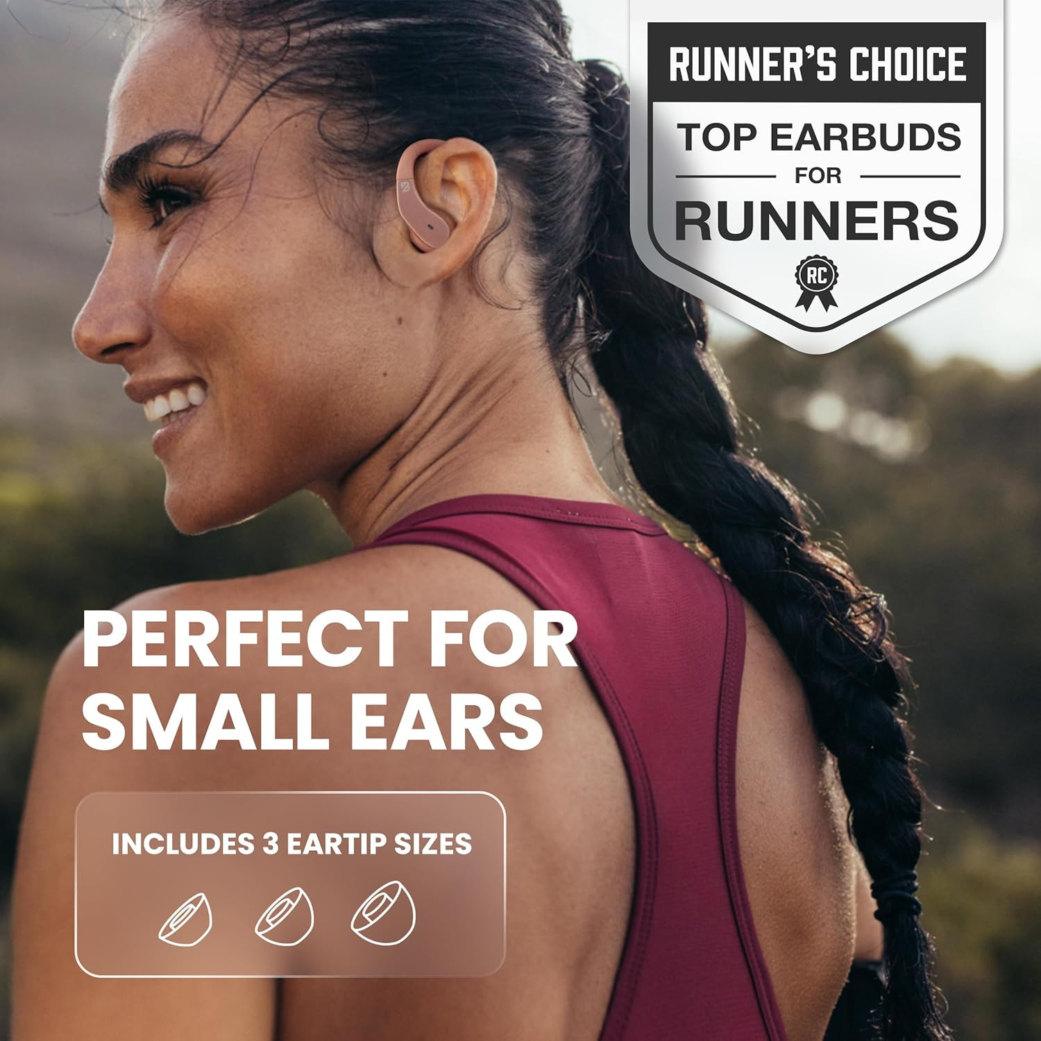 – Runner’S Wireless Earbuds Bluetooth Headphones for Sports, Hook over the Ear B