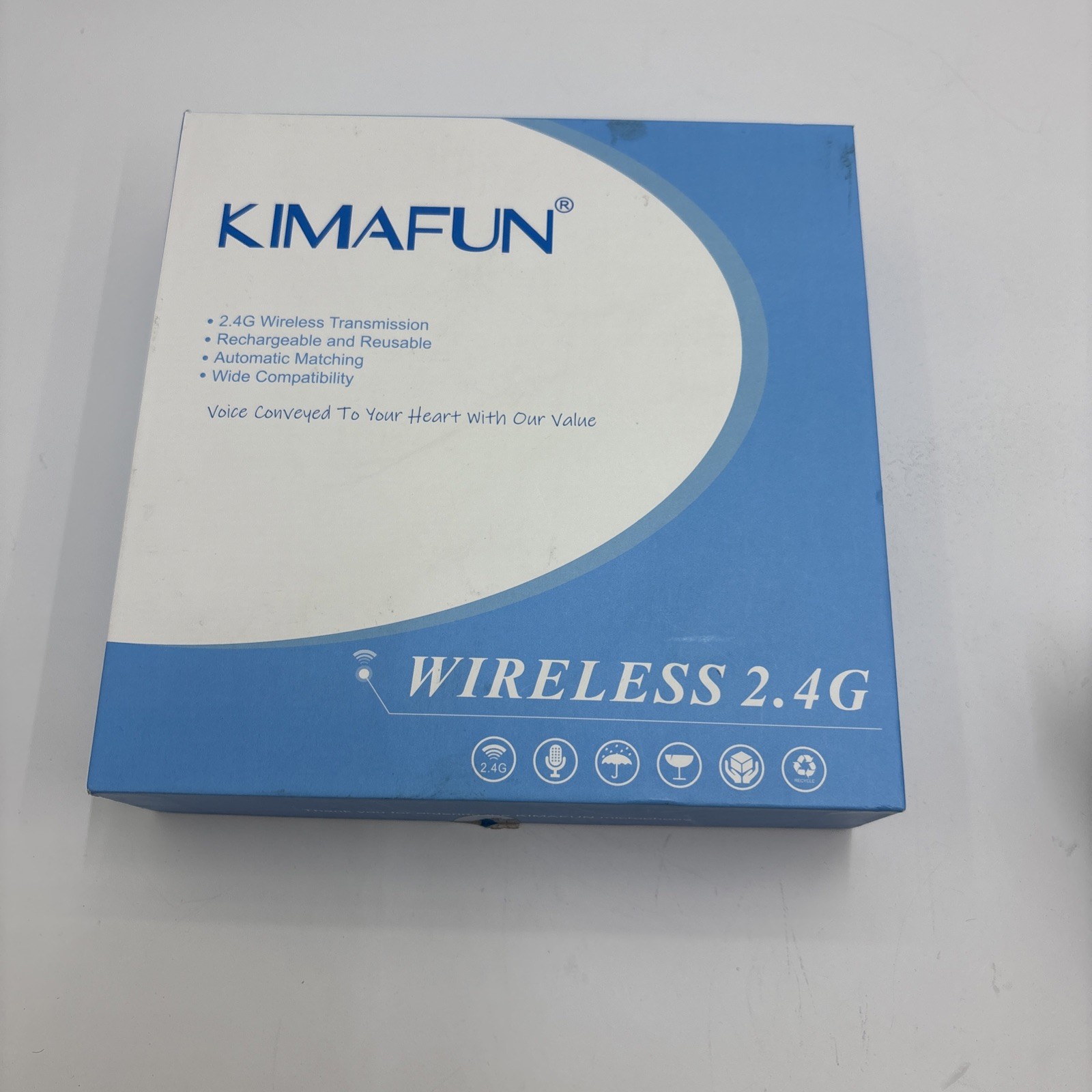 Kimafun 2.4G Wireless In-Ear Microphone Set G102-3