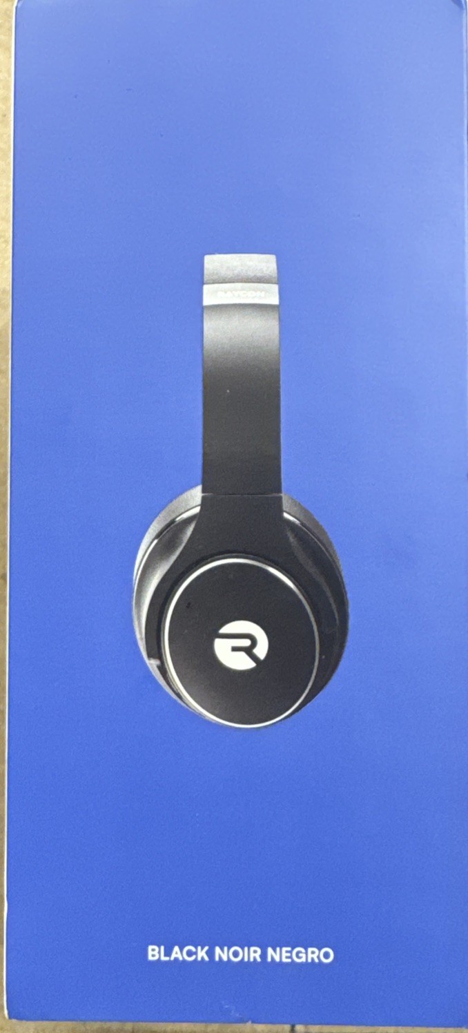 Raycon RBH820-Blk Wireless Over-the-Ear Headphones Noise-Cancelling, Sealed