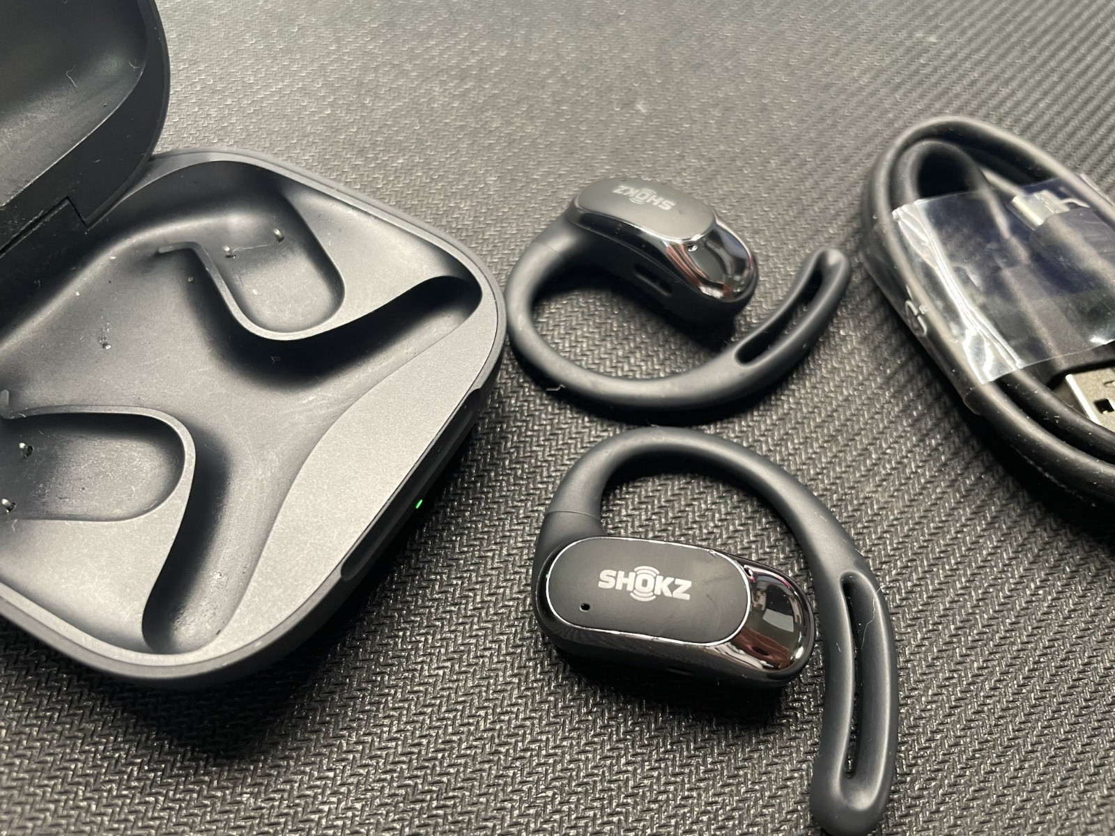 Shokz OpenFit Air True Wireless Bluetooth Earbuds Black (T511)