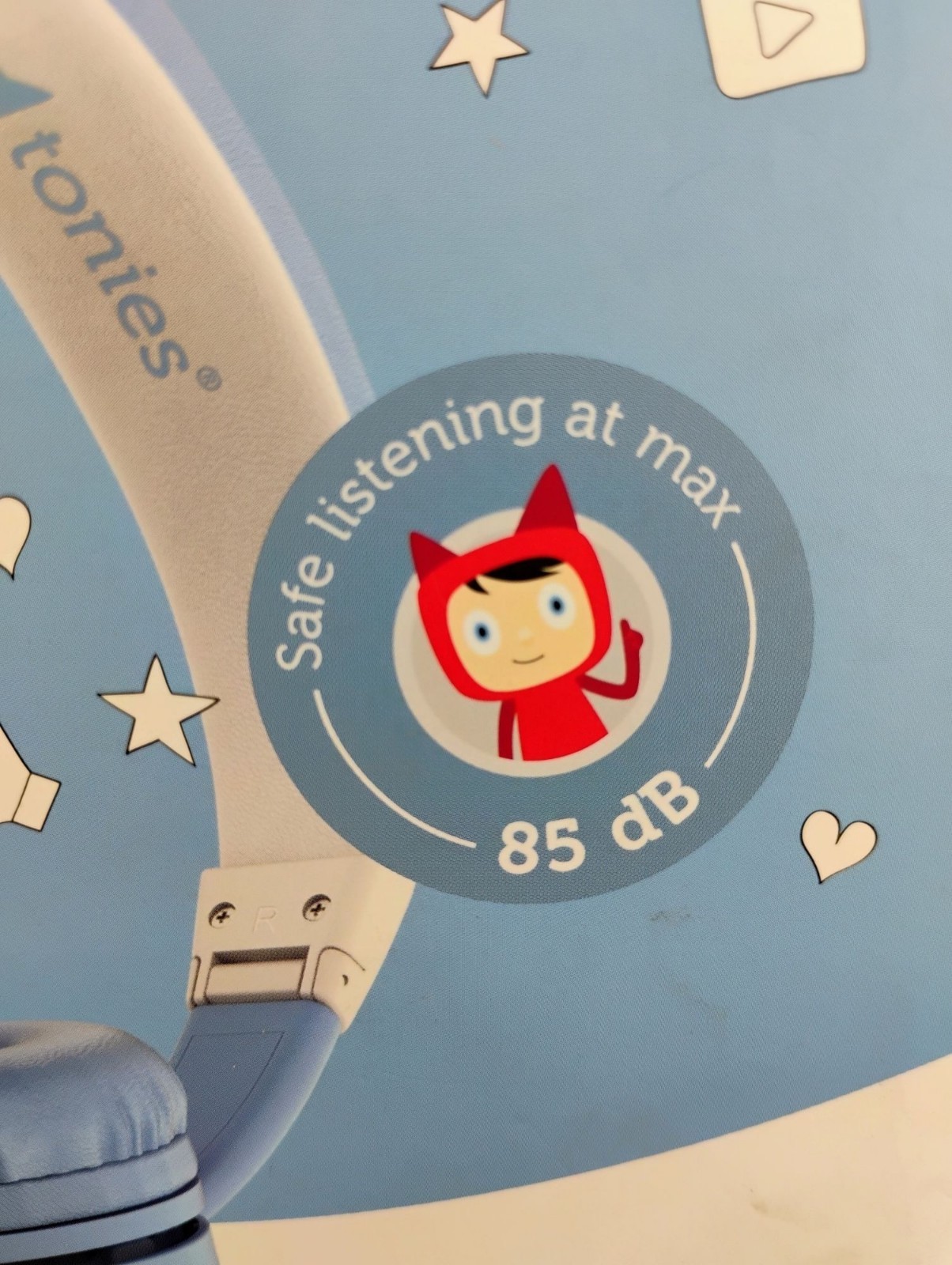 Tonies Kids Headphones Adjustable Safe Volume Control Ages 3+