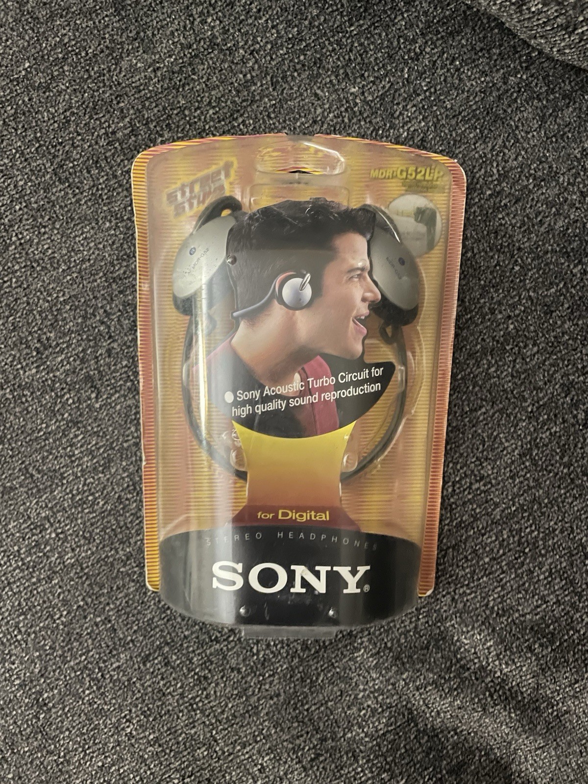 NEW Sony Walkman Street Style Headphones Behind Neck MDR-G52LP Vintage 2002