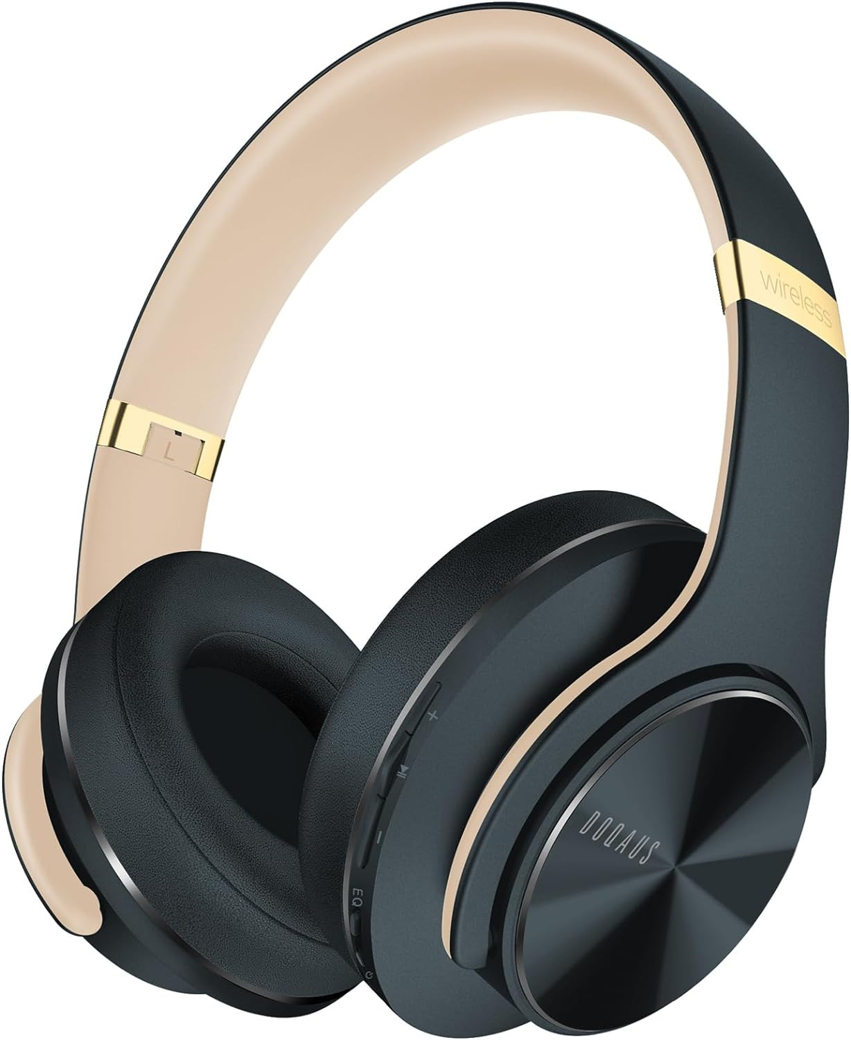 Bluetooth Headphones over Ear, 90H Playtime Wireless Headphones with App Control