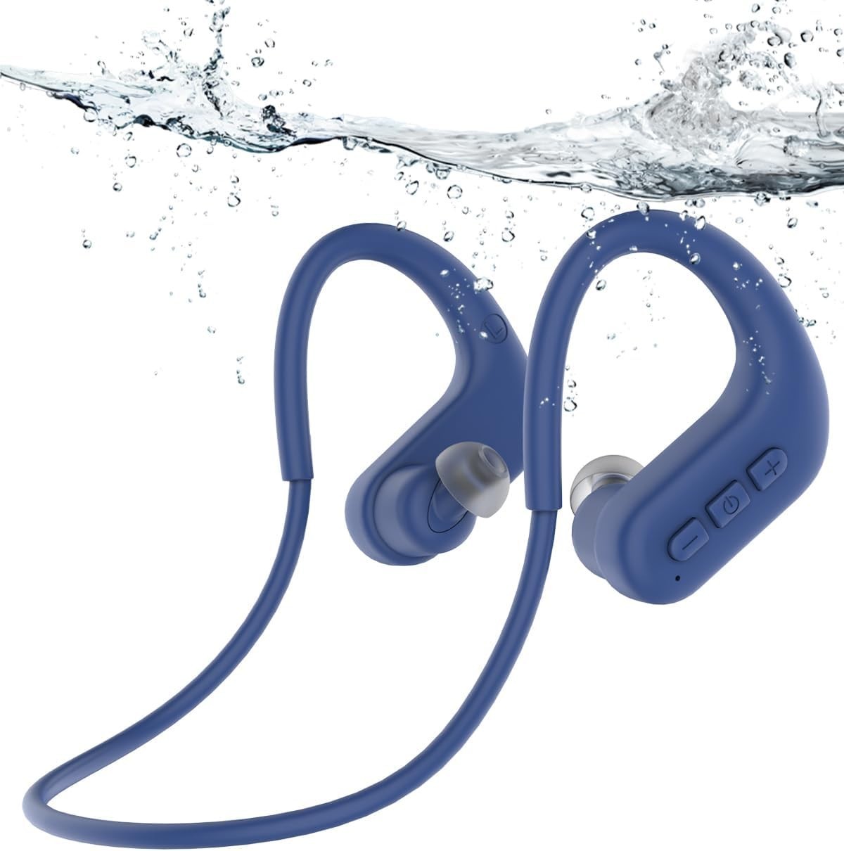 Waterproof Swim Headphones Bluetooth 5.4 MP3 8GB Earbuds Long Battery