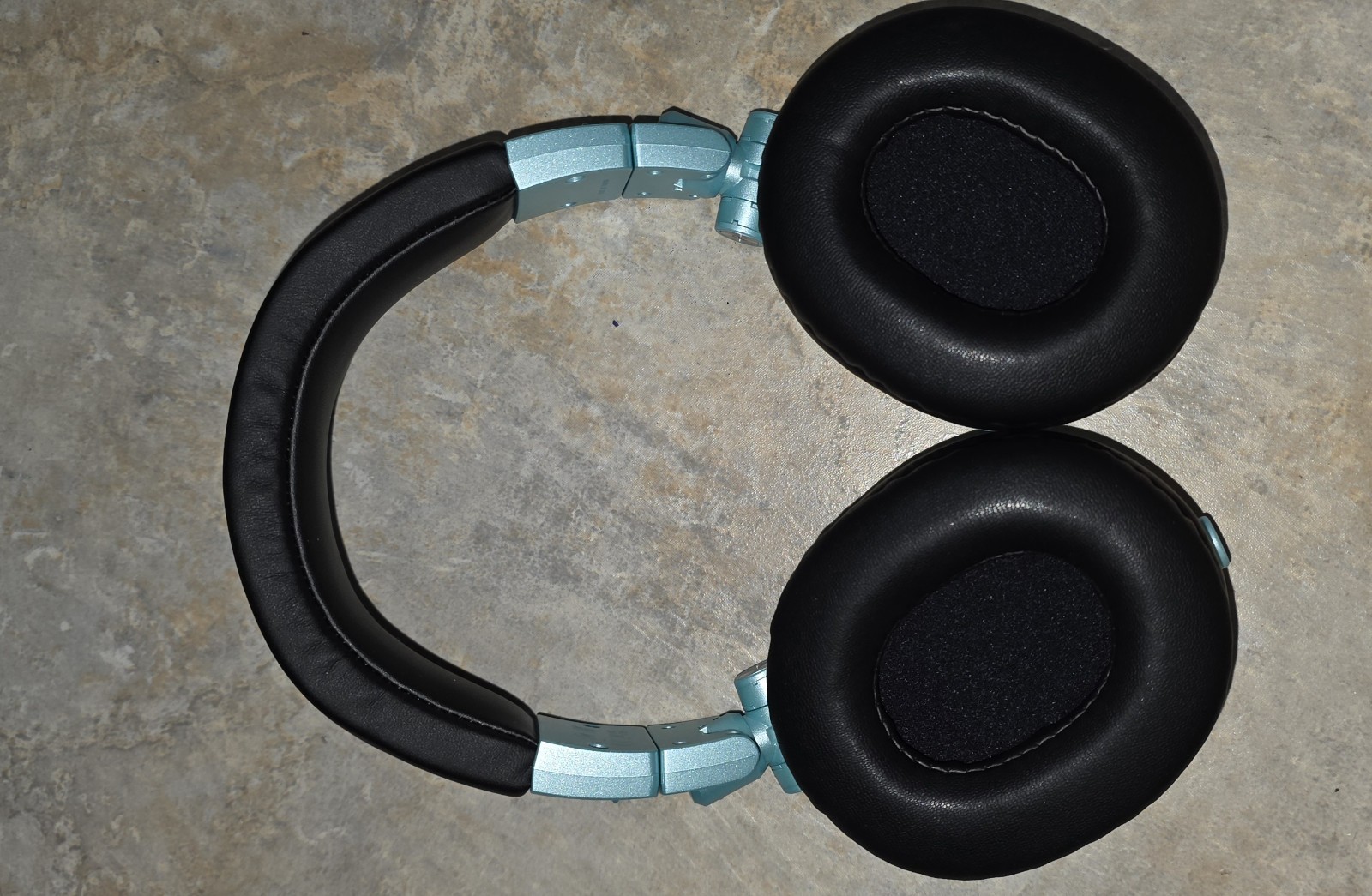 Audio-Technica ATH-M50x Ice Blue Limited Edition Headphones w/ Case NO CABLES