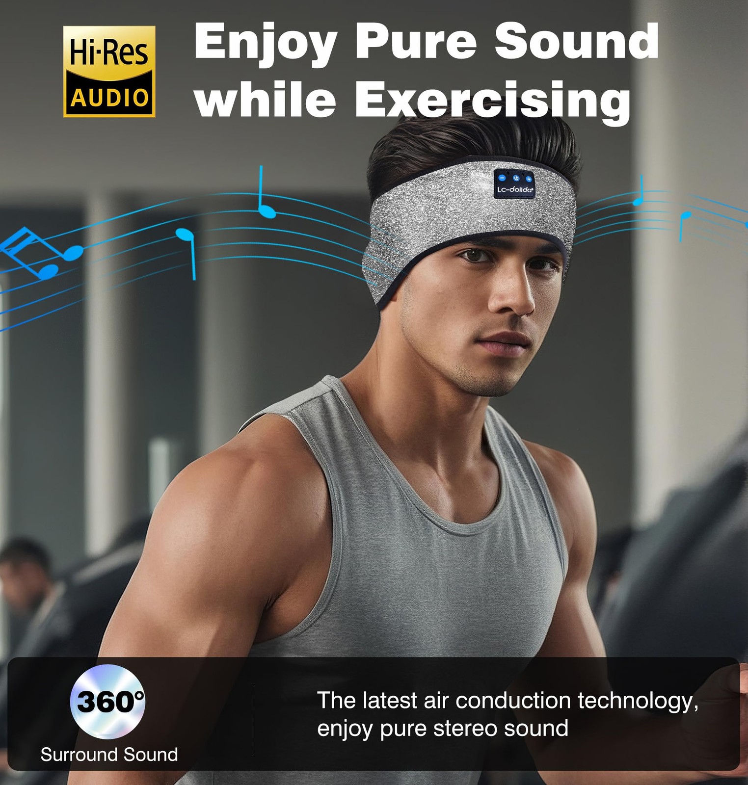 Sleep Headphones Bluetooth 5.4, Headband Headphones Earphones Wireless, Sleep…