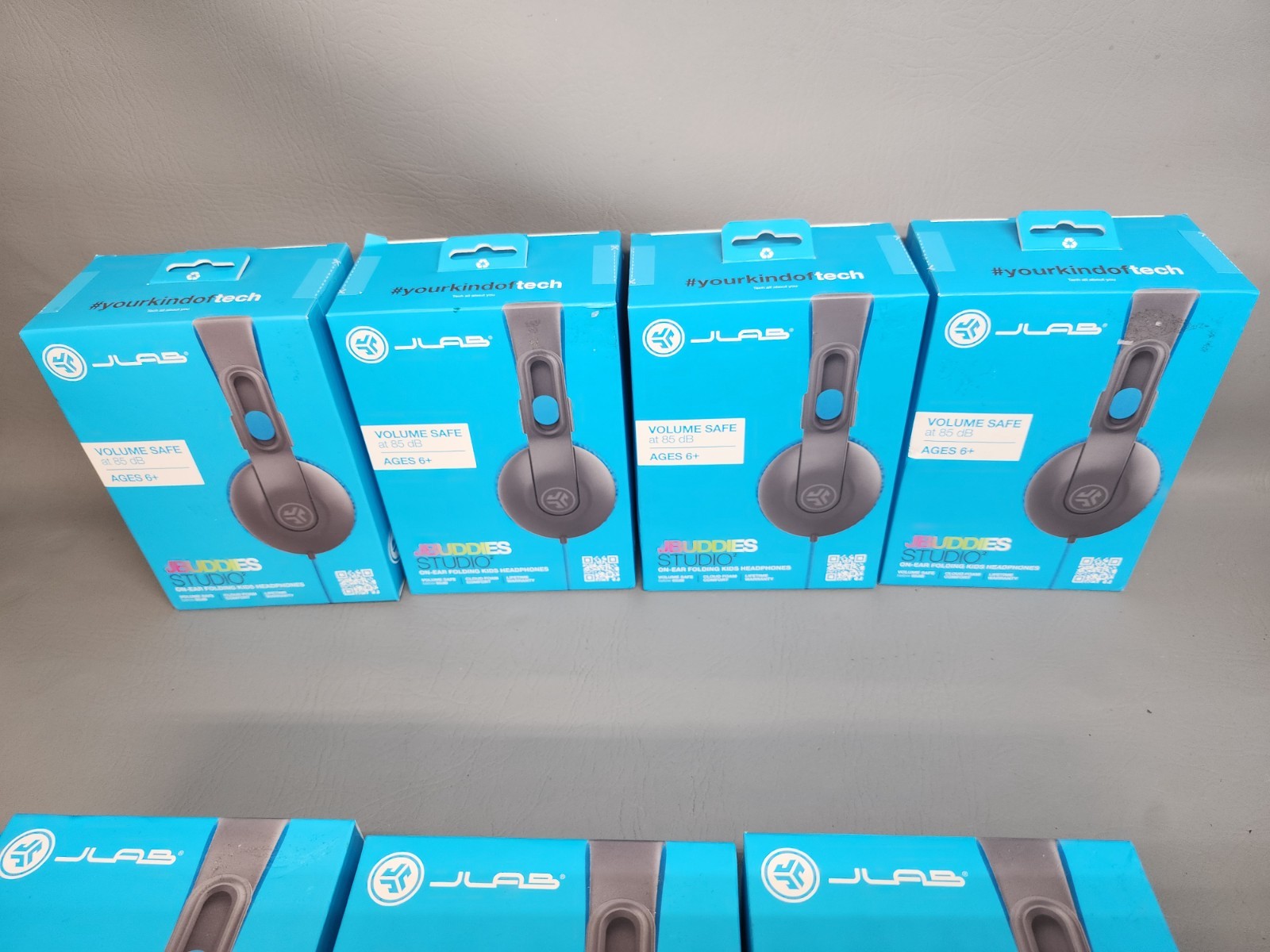 Lot of 7 – JLab Volume Safe at 85dB Jbuddies Studio Headphones