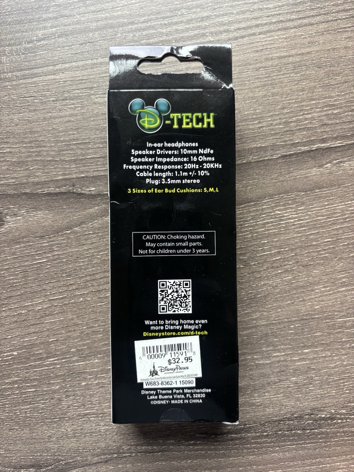 Disney Wired Jewel Ear Buds – New Never Opened