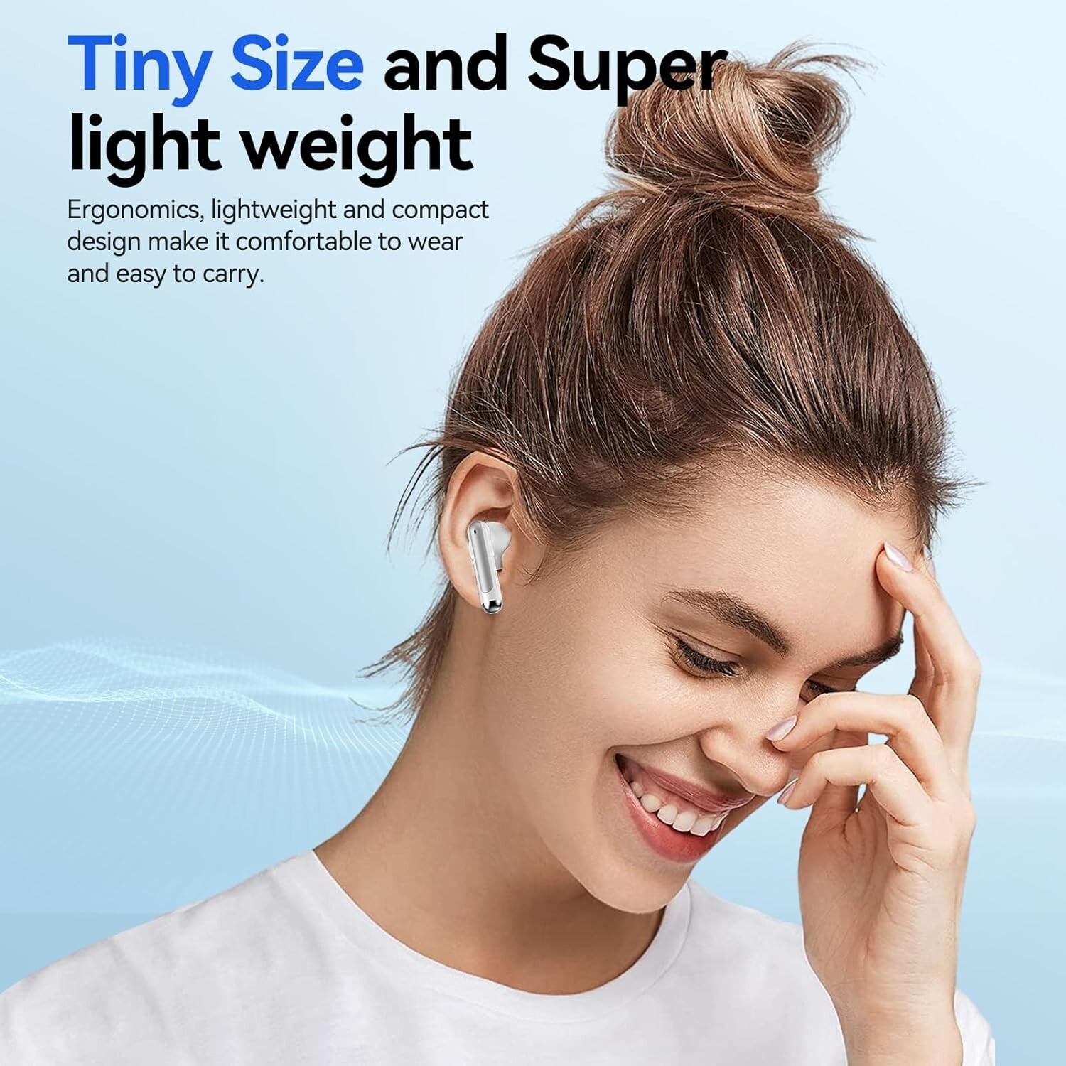 Bluetooth 5.0 Wireless Earbuds Waterproof Headset Headphones Noise Cancellation