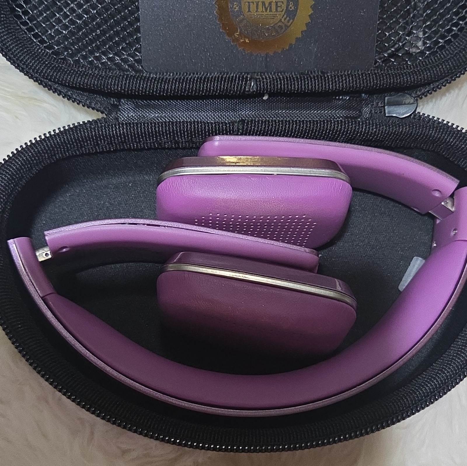Ai Pro AIPRO-200 PLUS Bluetooth Wireless Over-Ear Stereo Headset Purple