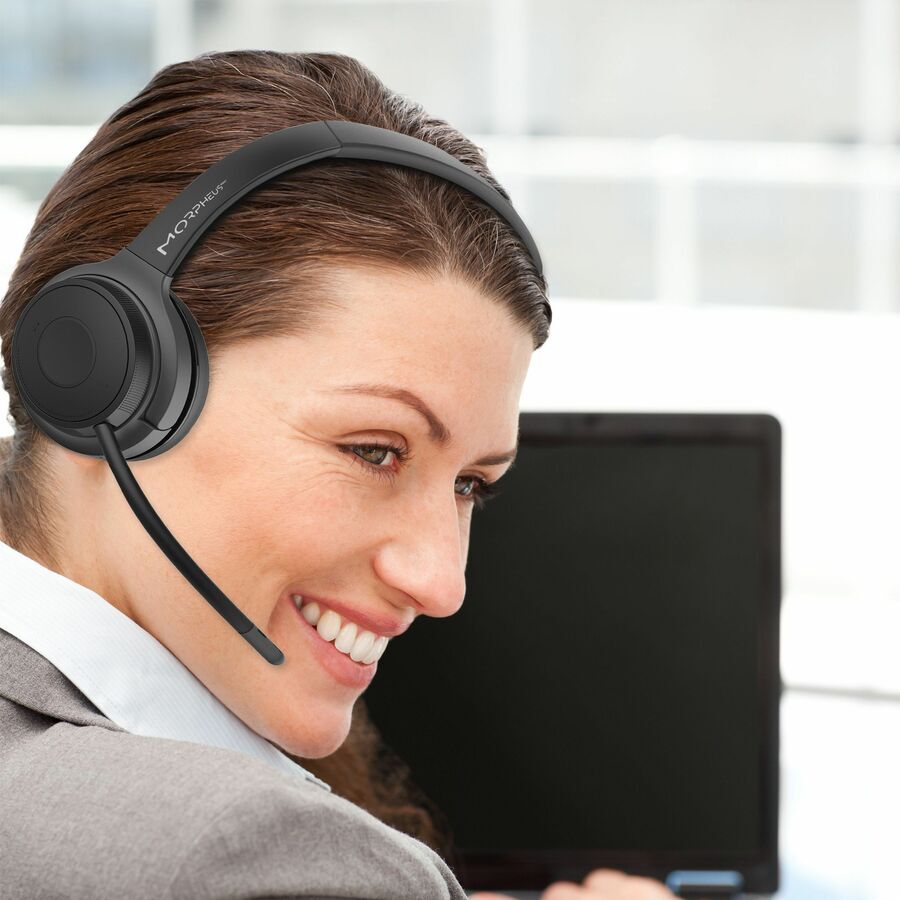 M360 Advantage Wireless Mono Headset with Detachable Boom Microphone HS6200MBT,