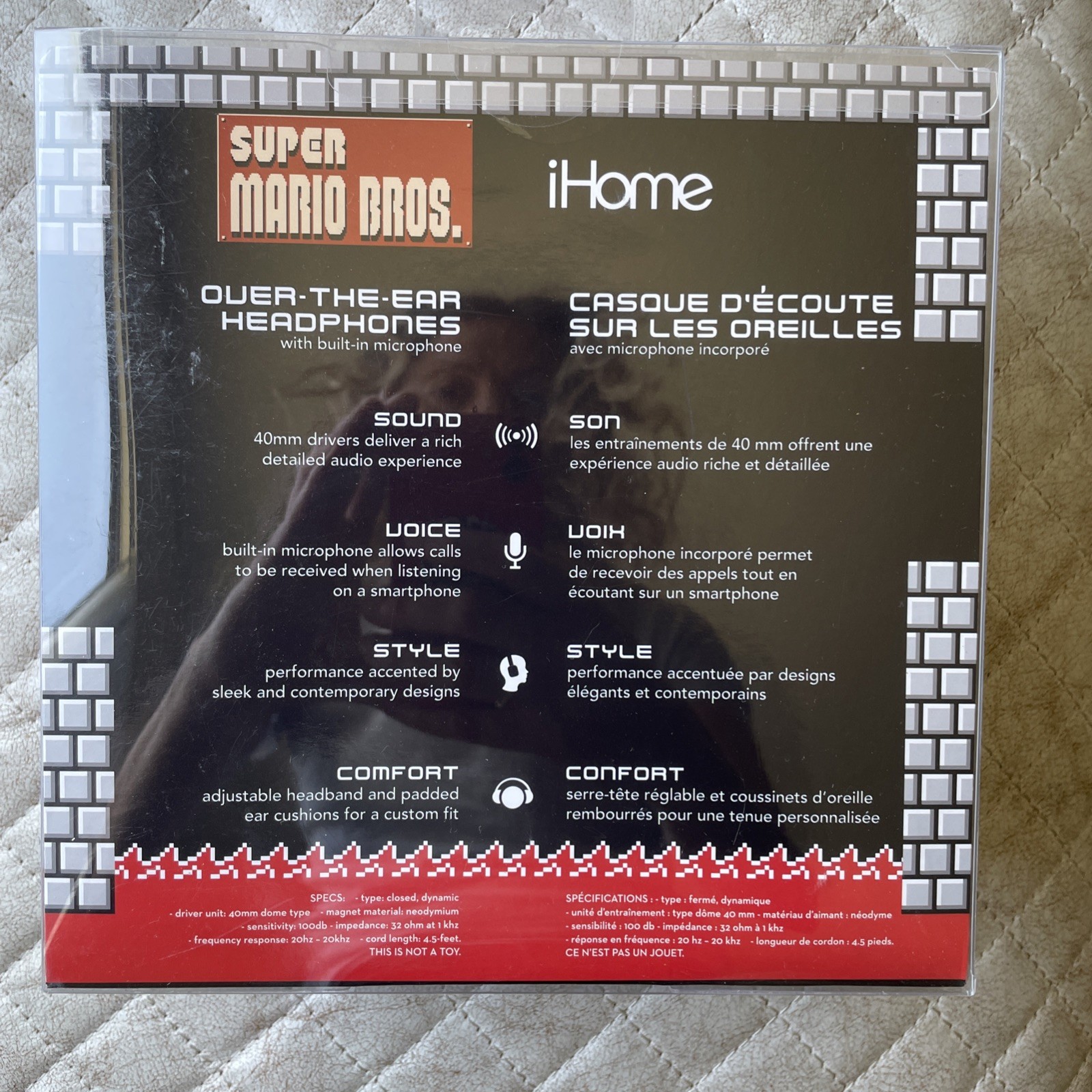 ihome headphones Super Marios Bros