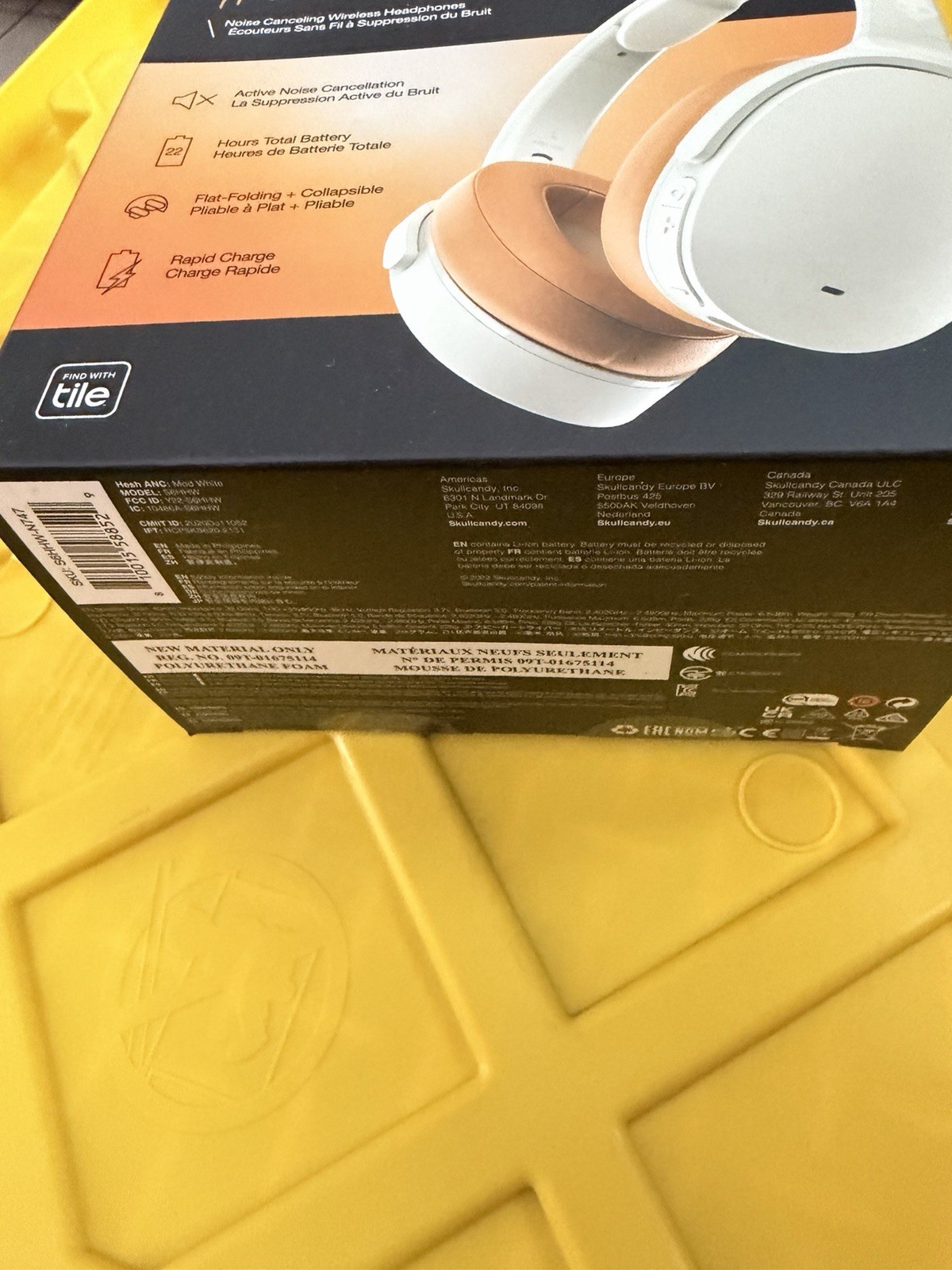 Skullcandy Hesh ANC Over-Ear Noise Cancelling Wireless Headphones – S6HHW-N747