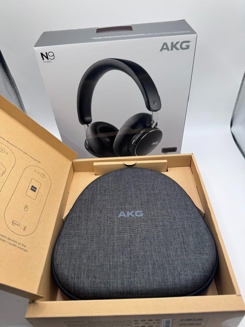 Brand New AKG N9 HYBRID True Adaptive Noise Cancelling Wireless Headphones 100H