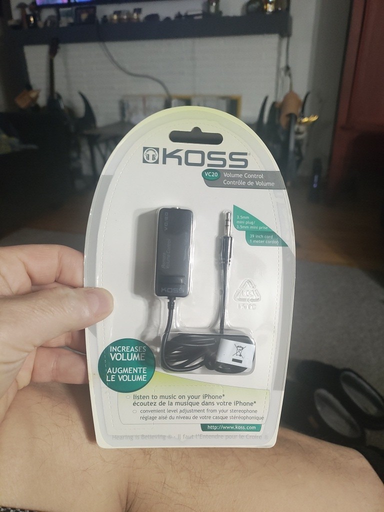 Koss VC20 In Line Headphone Volume Control for iPod MP3 VC-20 – NEW