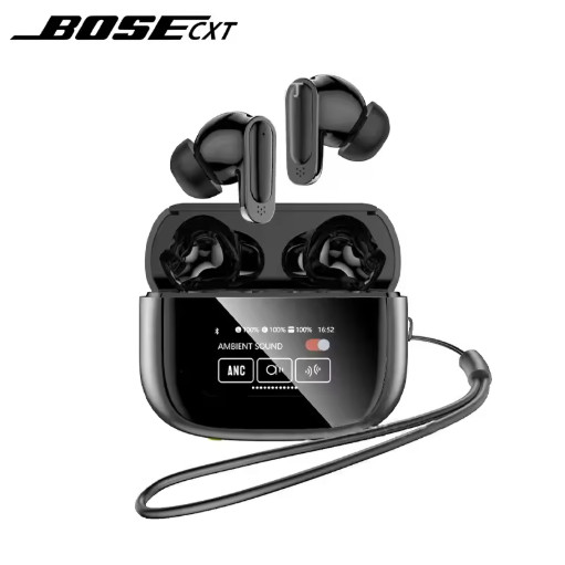 BOSECXT Ultra V11 TWS ANC ENC Wireless Earbuds Smart Touch Heavy Bass Large Scre