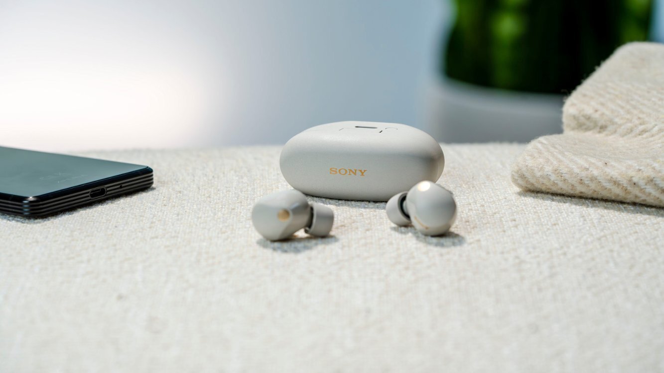 Sony WF1000XM5S Truly Wireless Noise Cancelling Earbuds Silver – WF1000XM5/S