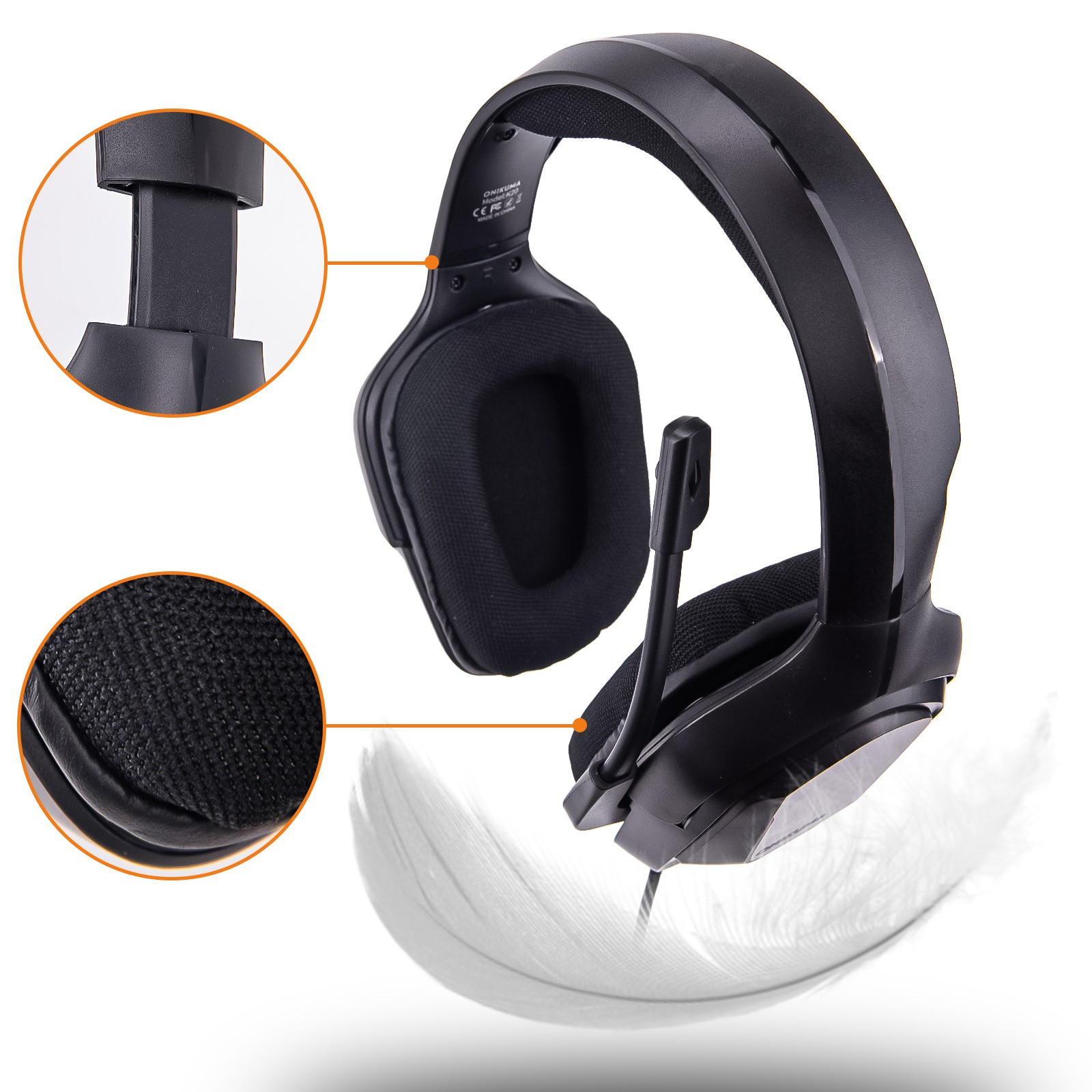 New 3.5mm Gaming Headset Bass Surround Headphones with Mic For PC PS4 PS5 Xbox