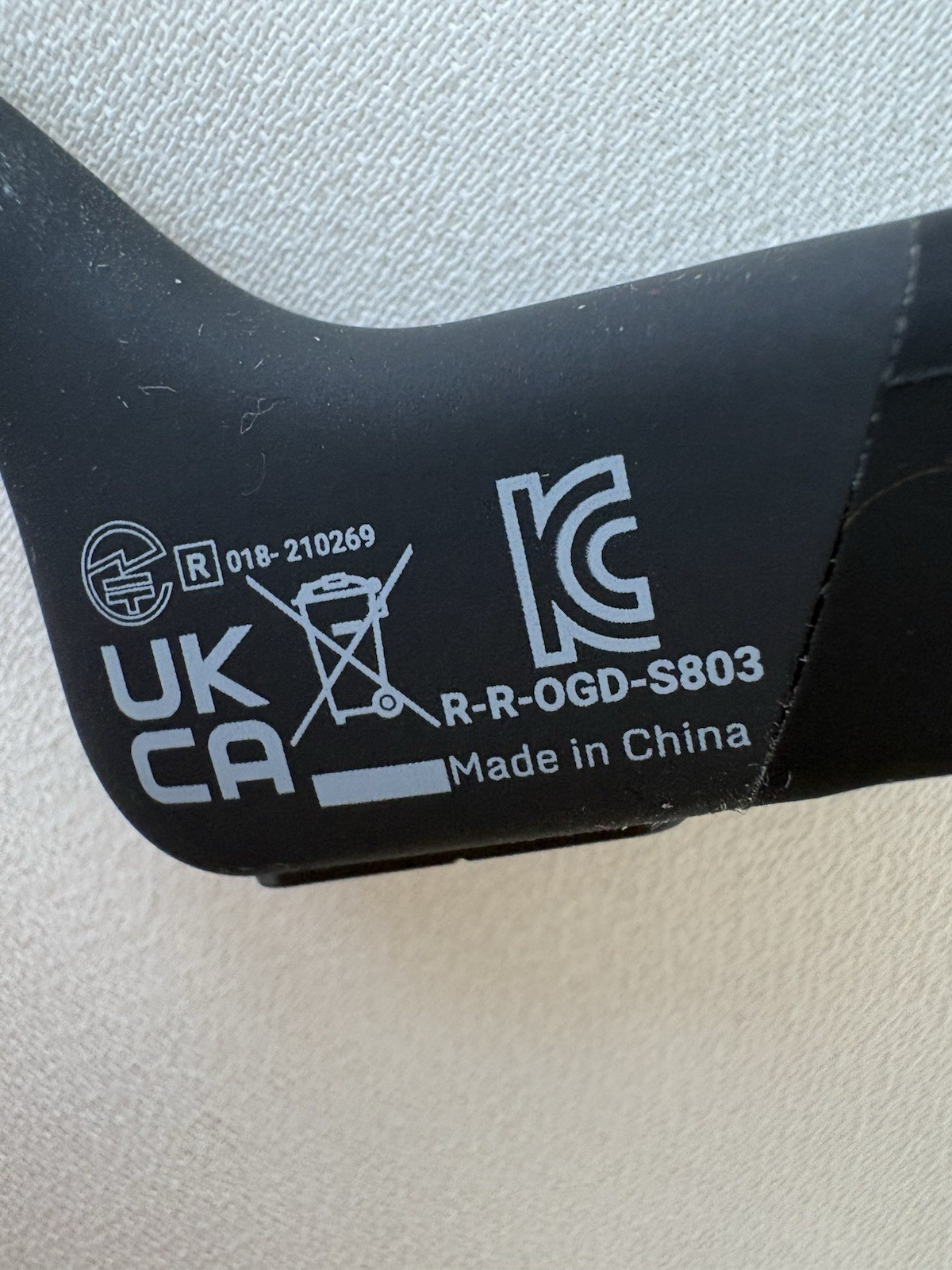 Shokz OpenRun Bone Conduction Sports Bluetooth Headphones black