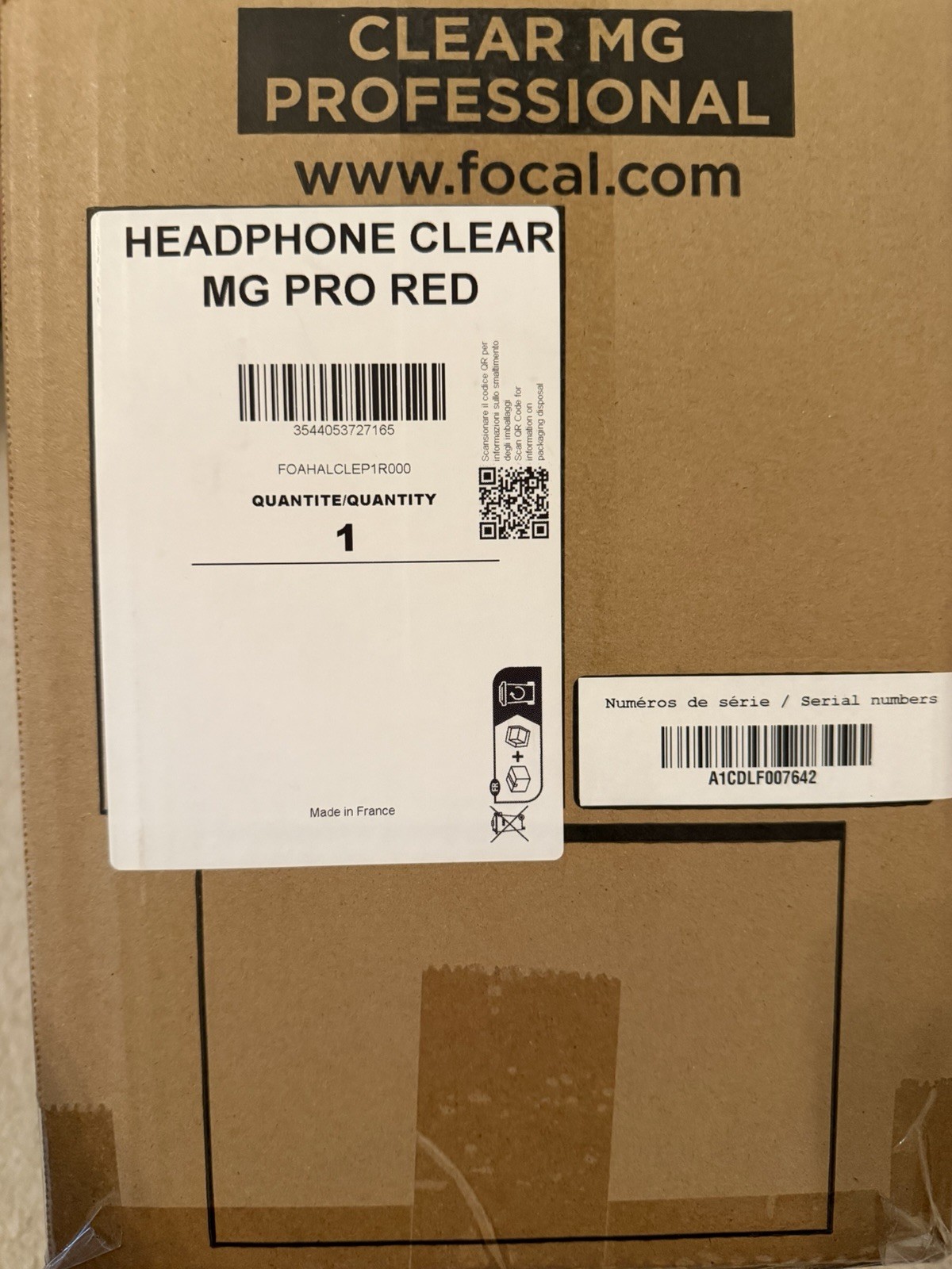 Brand NEW Focal Clear MG Pro Studio Open-Back Headphones Red – Retails At $1500!