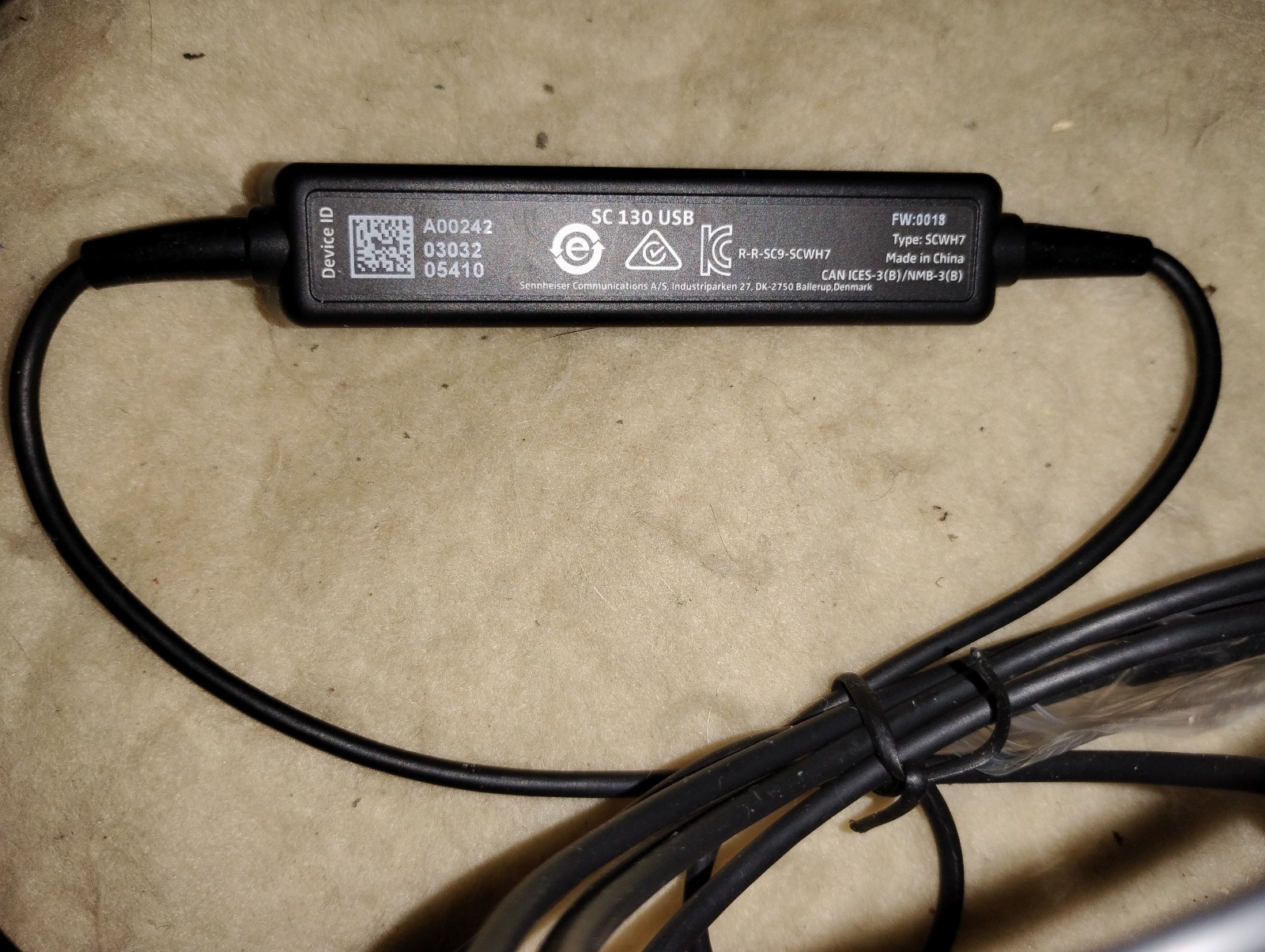 Sennheiser SC 130 USB Headset Head-band Headphones 508314 – Monaural, 115 dB SPL