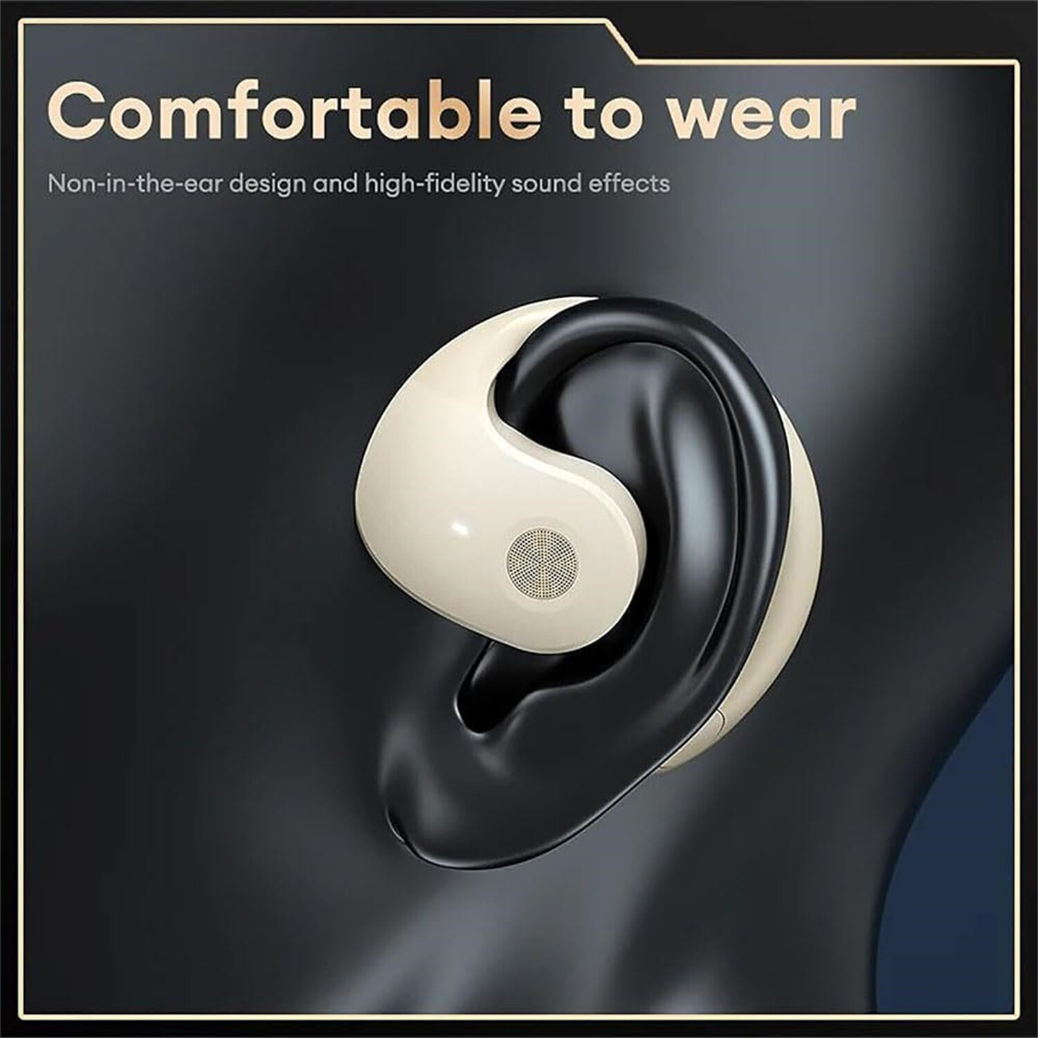 OWS Bluetooth 5.4 Open Earphones Sport Wireless Headphones Ball Ear Hook Headset