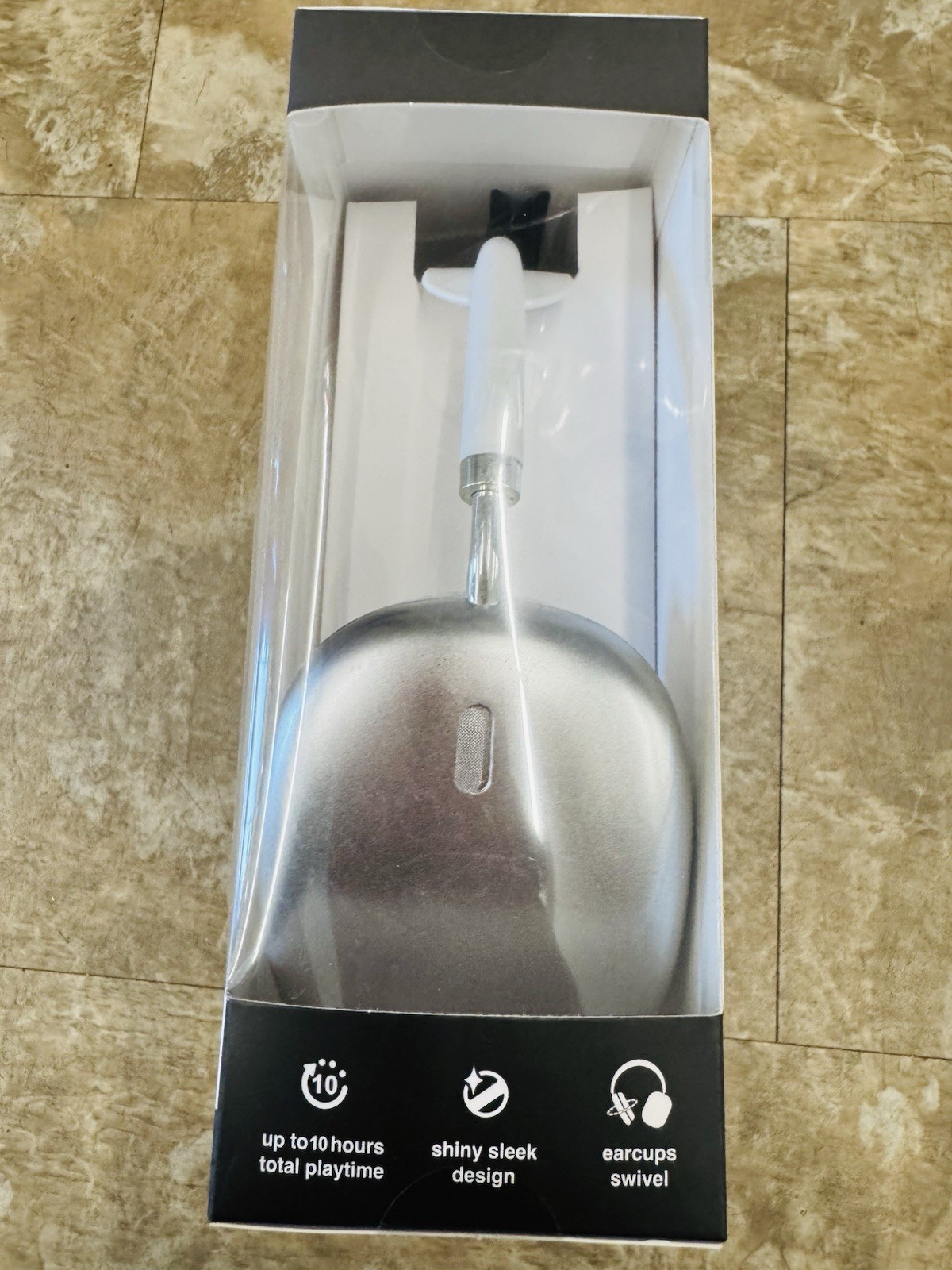 iConcepts iconcepts Over-Ear Bluetooth Wireless Headband Headphones White/Silver