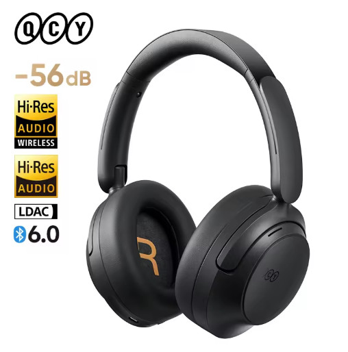 QCY H3S Hi Res LDAC ANC Headphones Bluetooth 6.0 102H Playtime