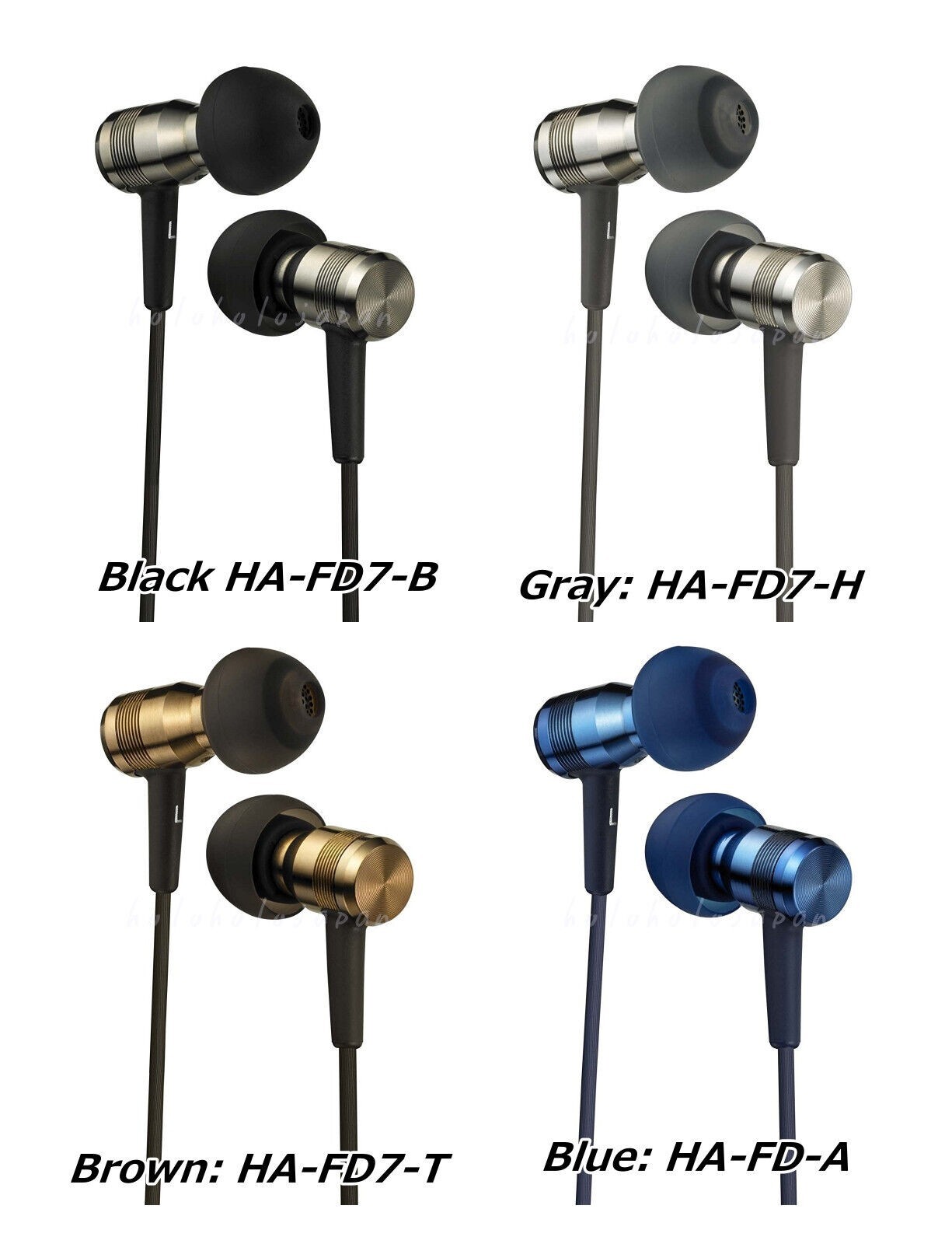 NEW:JVC Kenwood Canal Type Earphone NW Solidege High Resolution HA-FD7