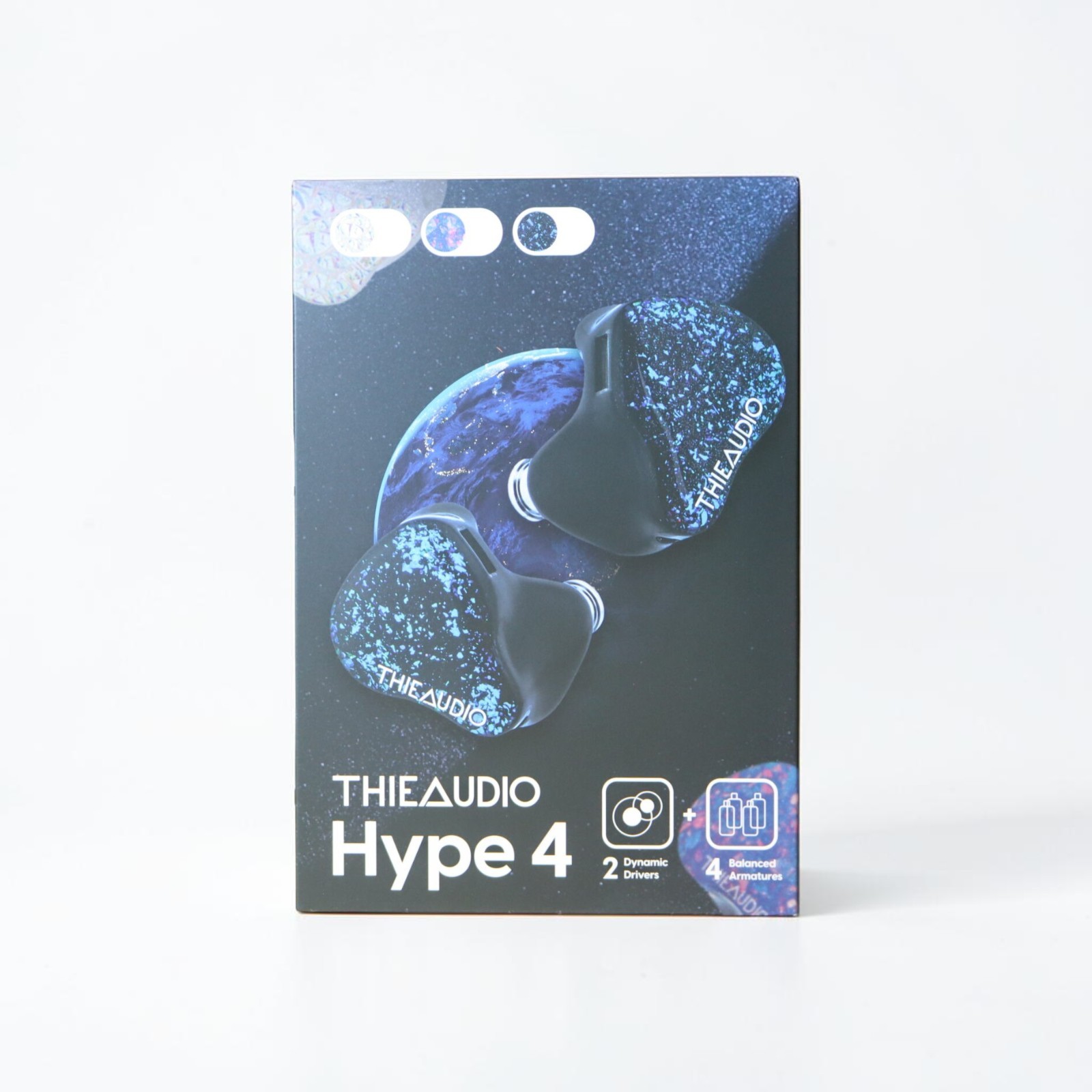 LINSOUL THIEAUDIO HYPE 4 Hybrid In-Ear Monitor IEM Earbuds 4BA+2DD Hi-Fi Black